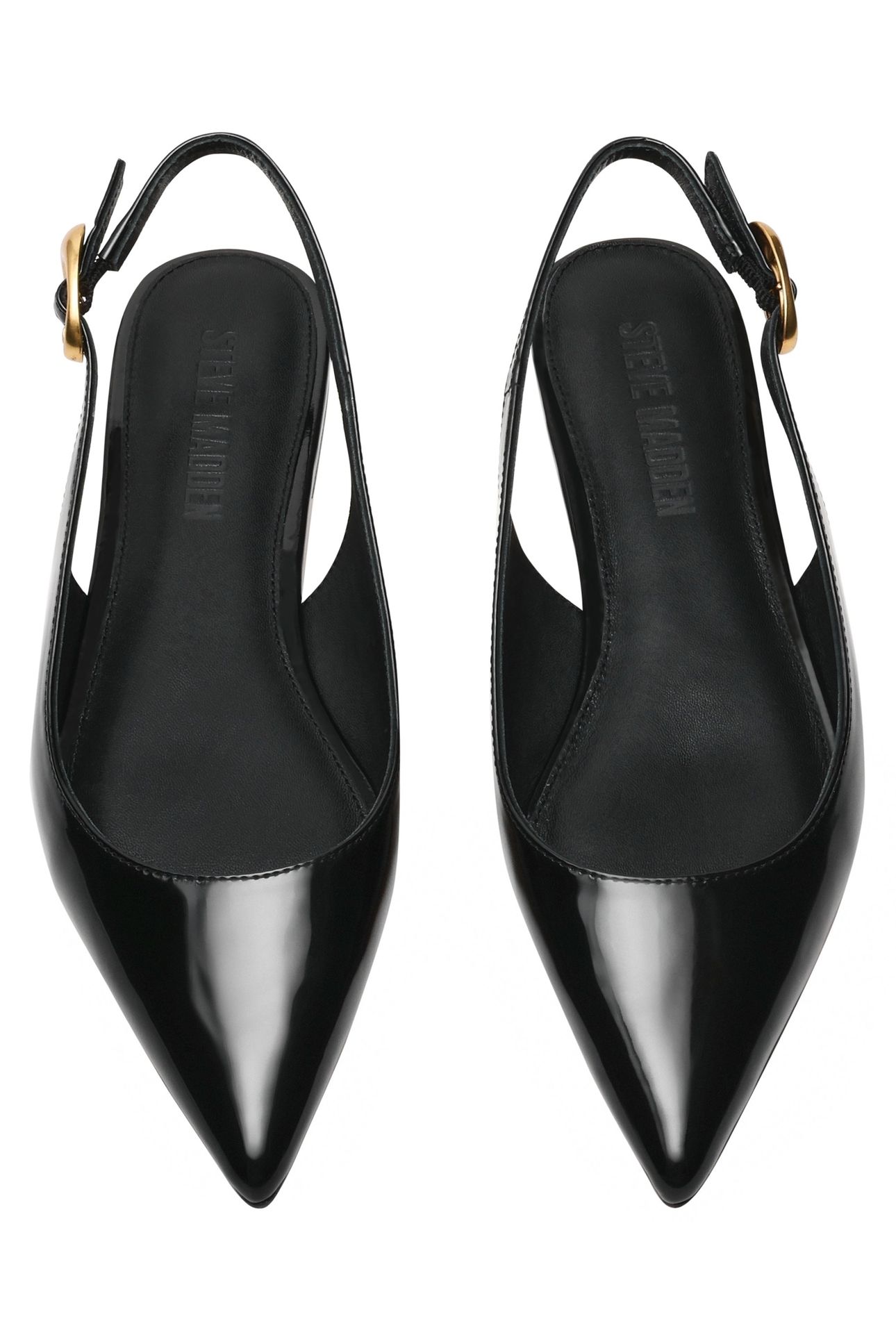 OTTIE FLAT SHOES BLACK PATENT 5