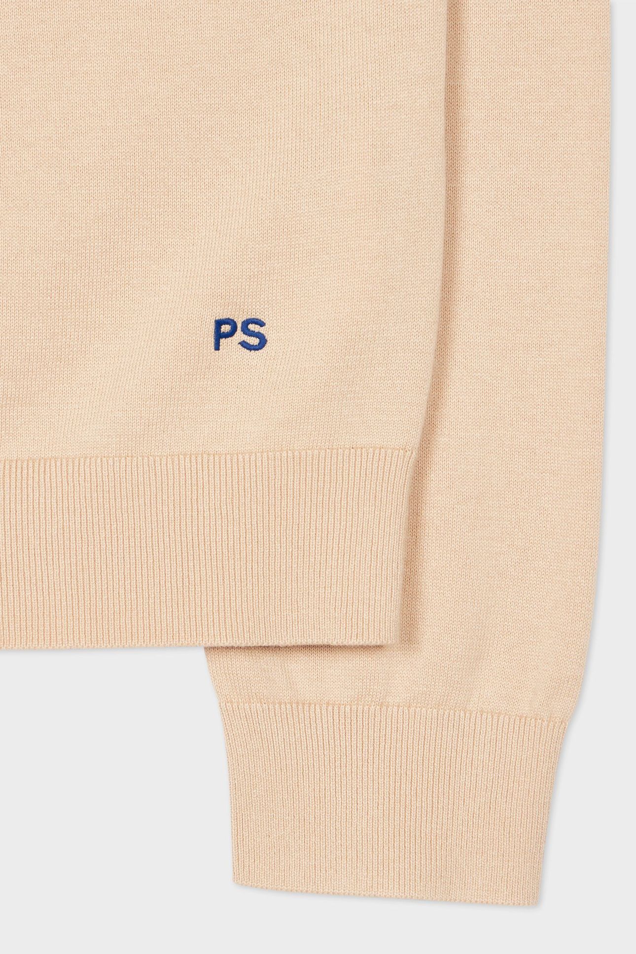 MENS SWEATER CREW NECK MEDIUM BEIGE 3