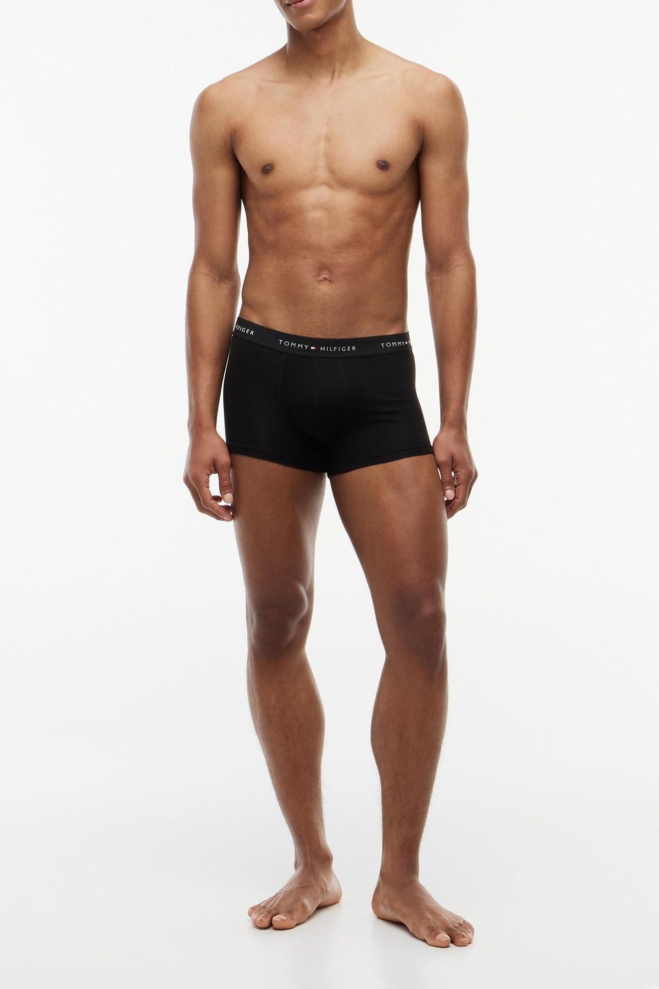 3-PACK WAISTBAND TRUNK GREY HEATHER/BLACK/WHITE 4