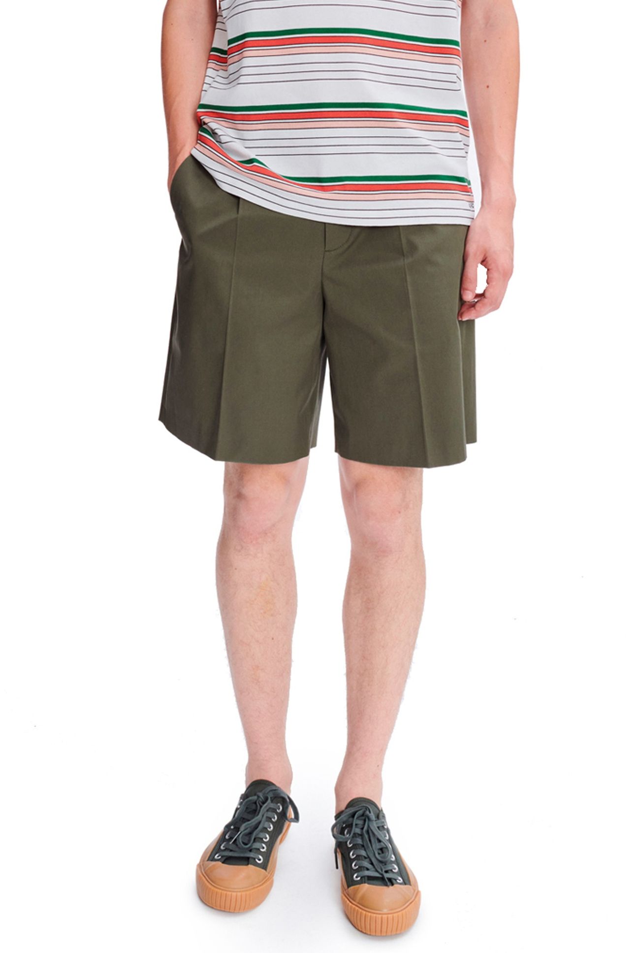 UNISEX SHORTS TERRY KHAKI 1