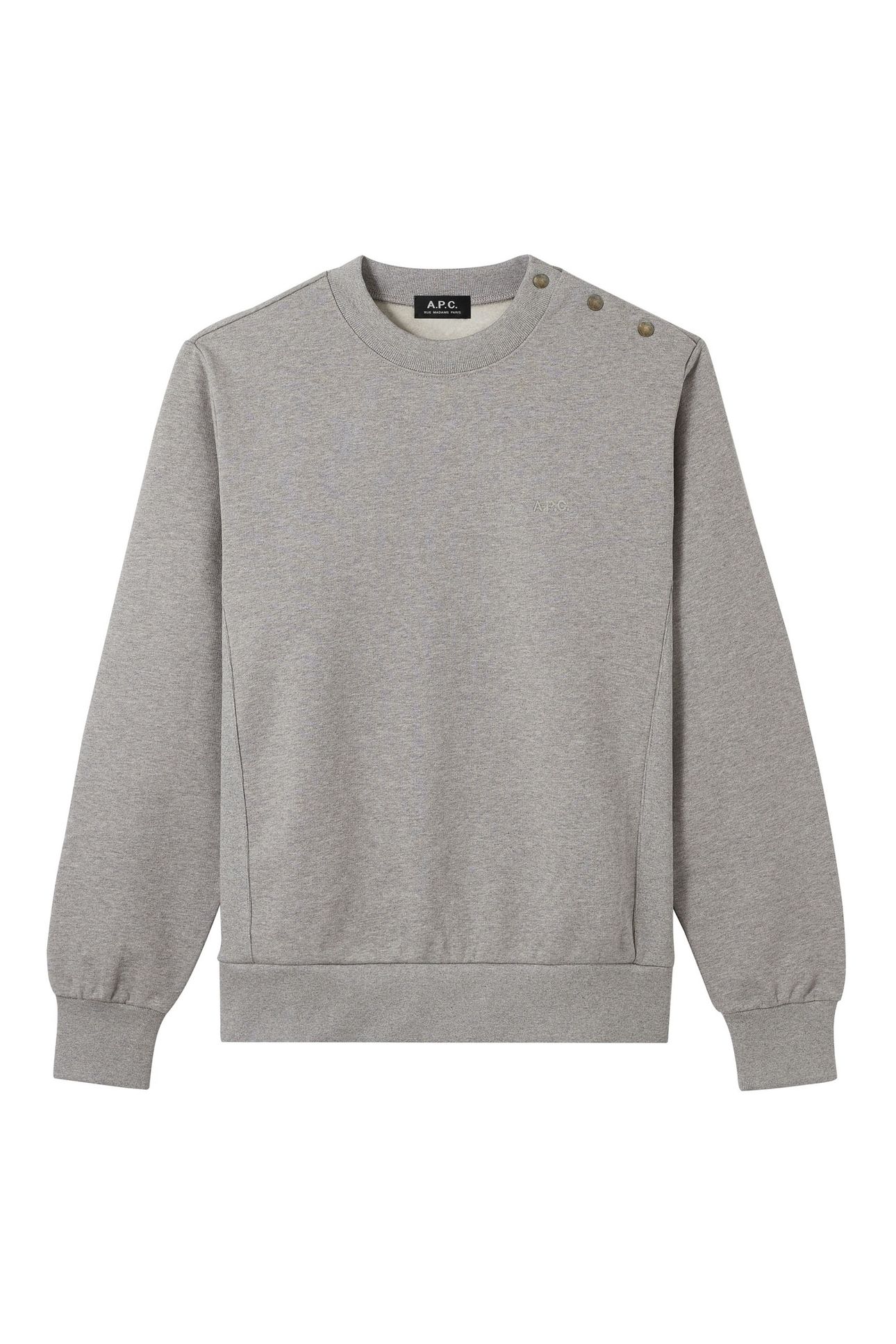 UNISEX SWEATSHIRT MATTEO HEATHERED GREY 2
