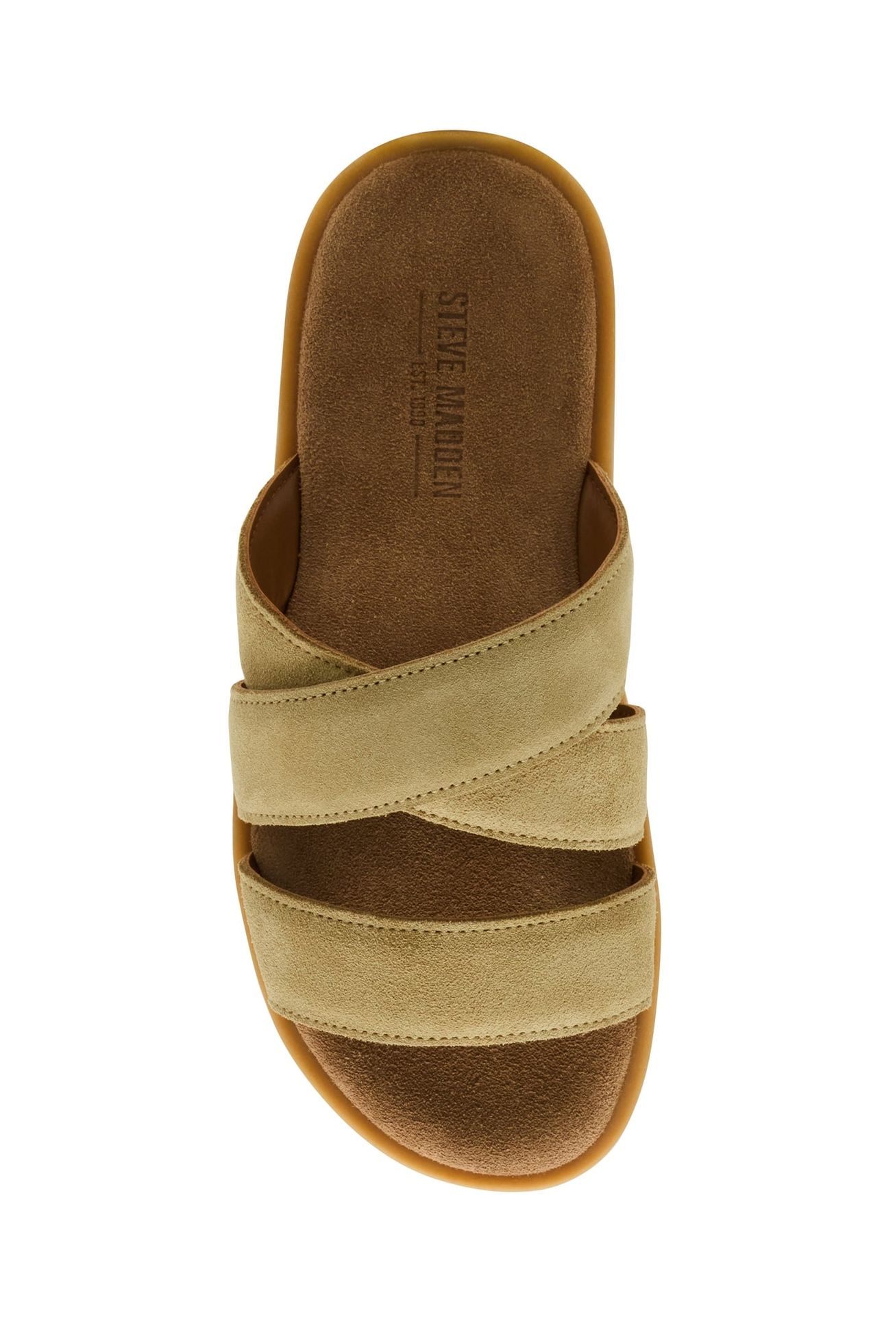 GRABBA SLIDES BEIGE SUEDE 6