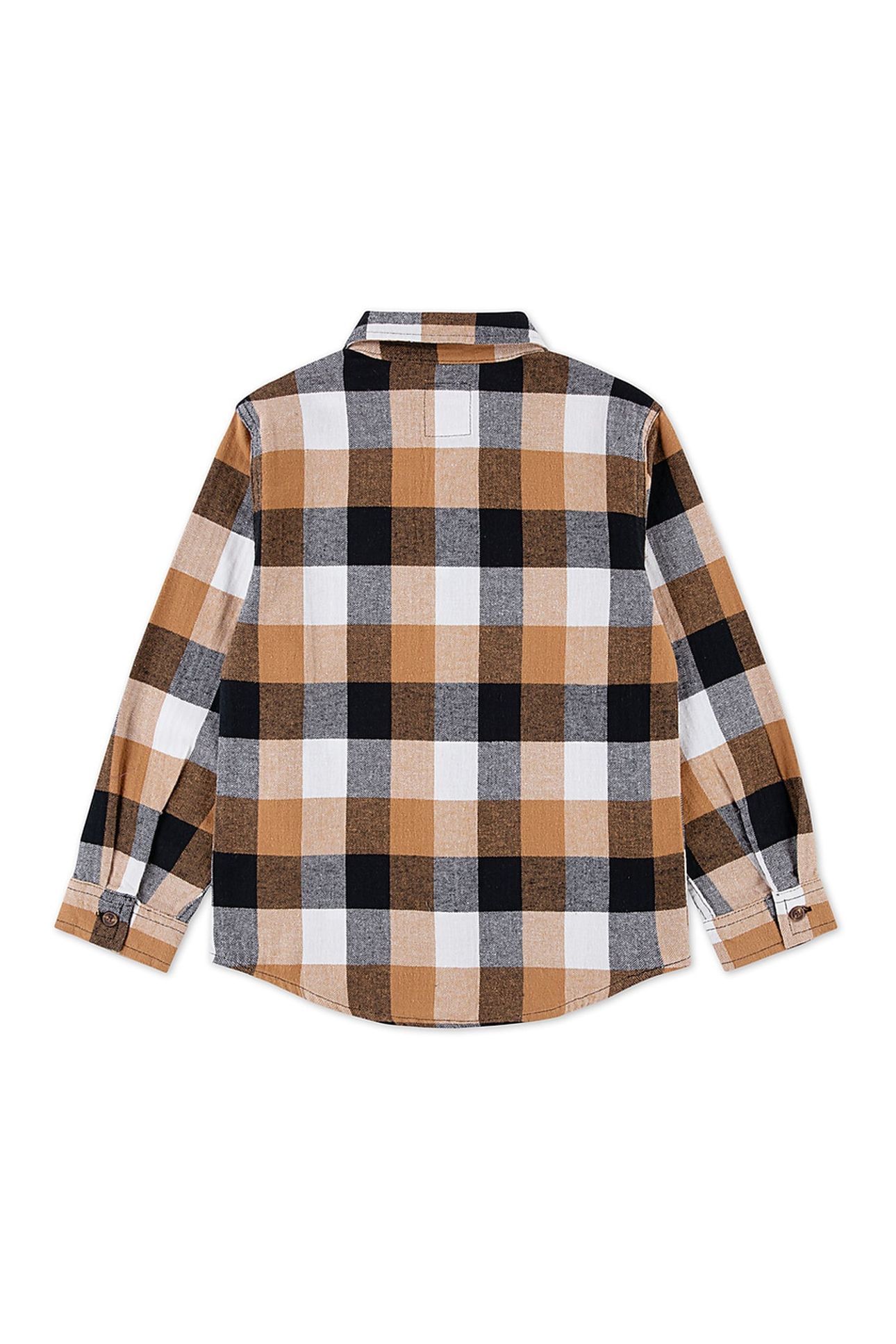 BOYS BUFFALO CHECK FLANNEL SHIR JET BLACK 2