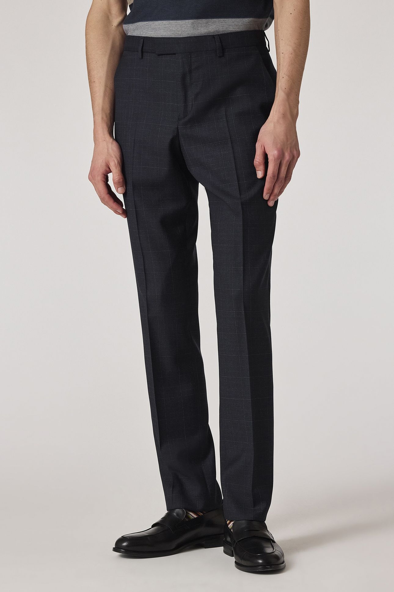 MENS SLIM FIT TROUSER VERY DARK NAVY 1