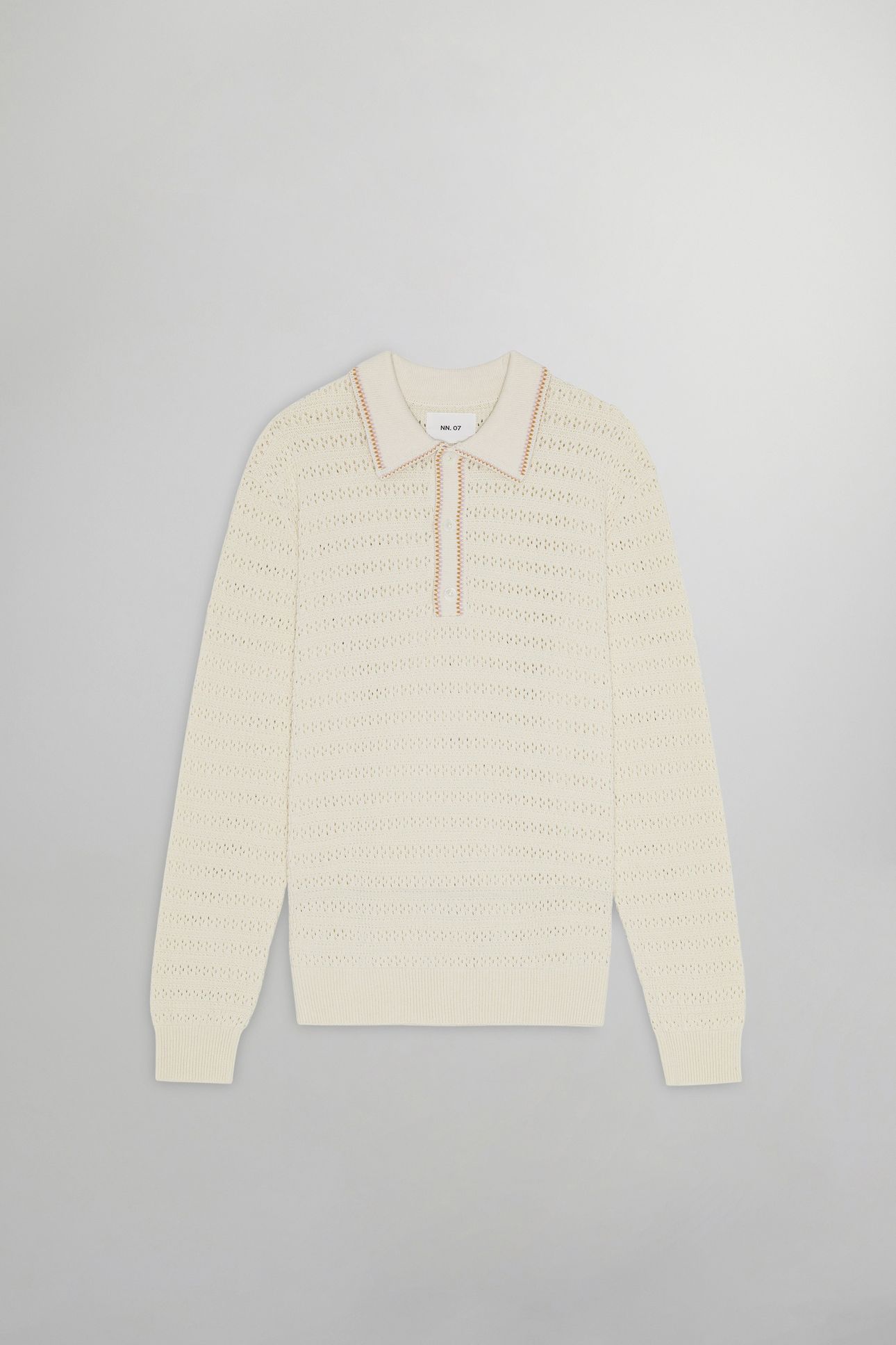 JOSH LS POLO 6636 IVORY 4