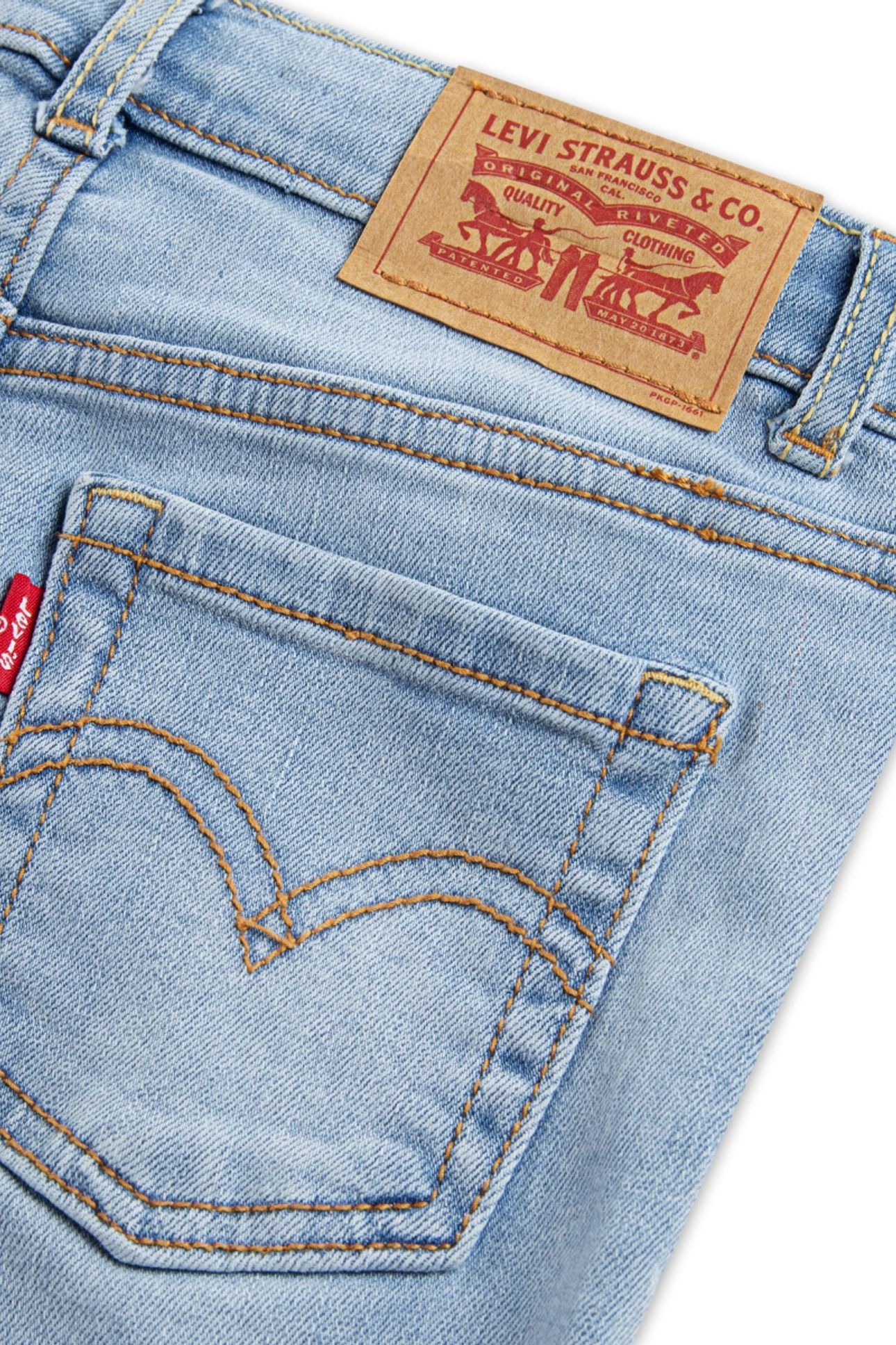 GIRLS 726 FLARE JEAN DESERT SKY 3