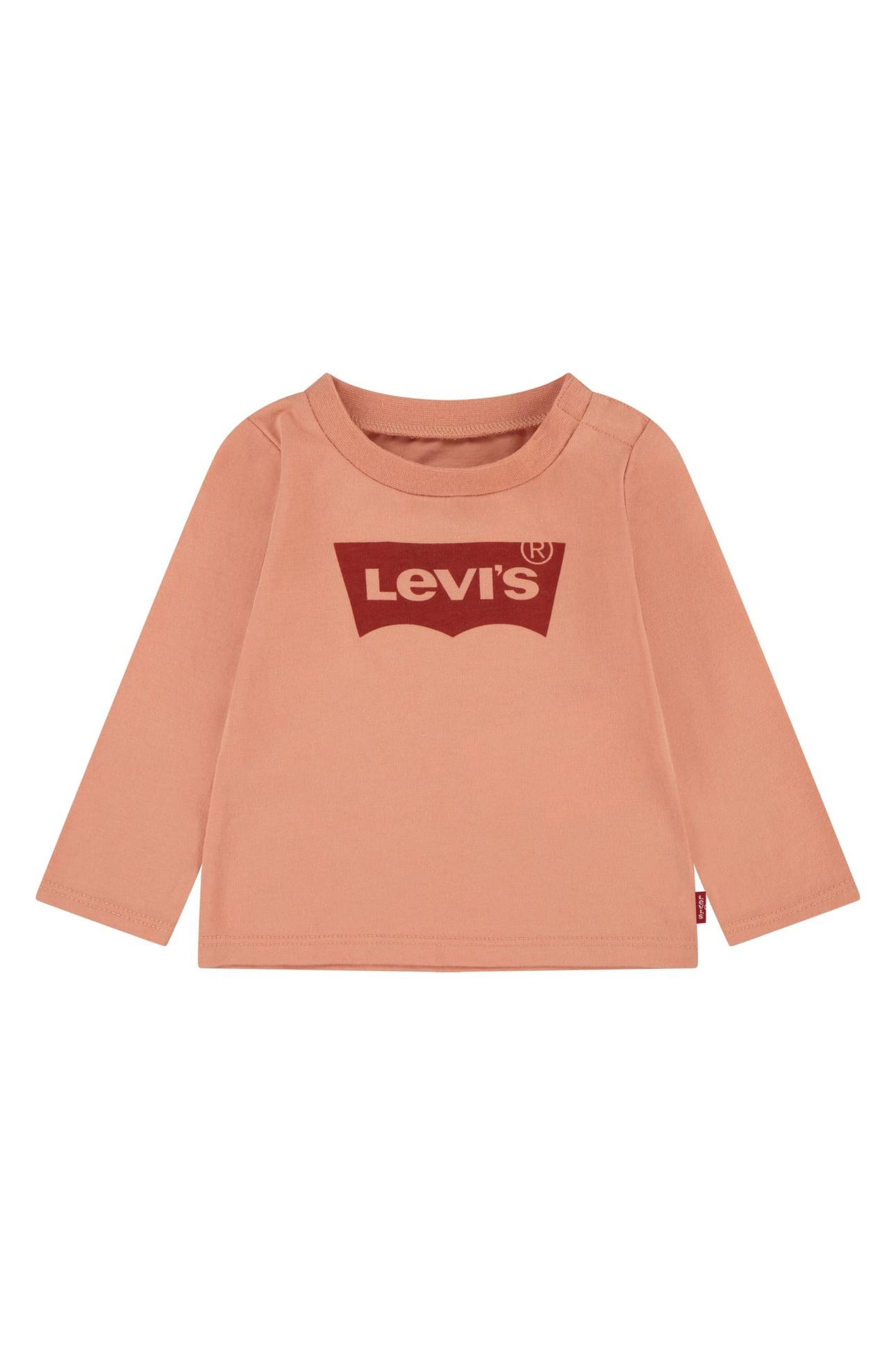 GIRLS L/S BATWING TEE TERRA COTTA 1