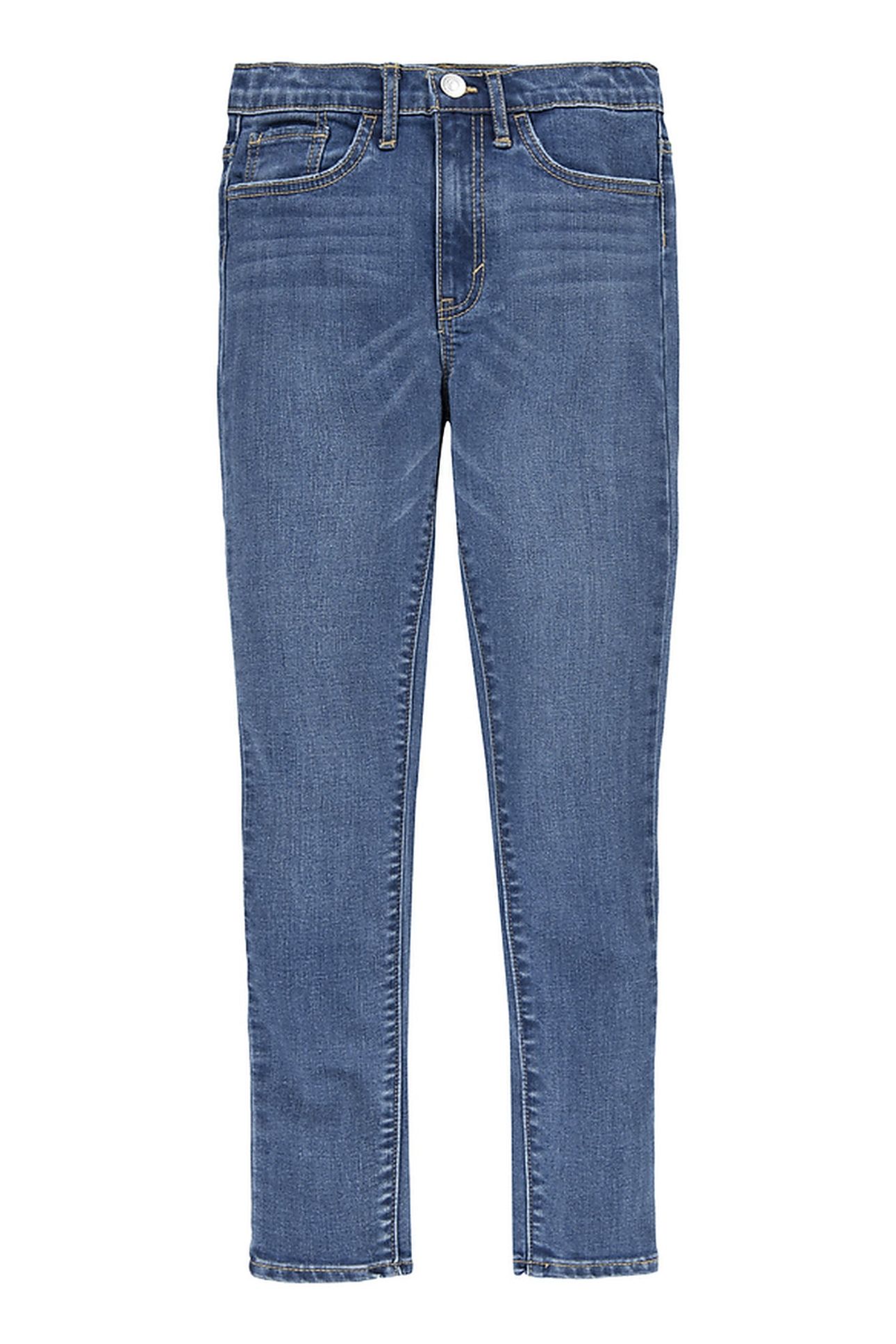 GIRLS 720 HIGH RISE SUPER SKINNY HOMETOWN BLUE 1