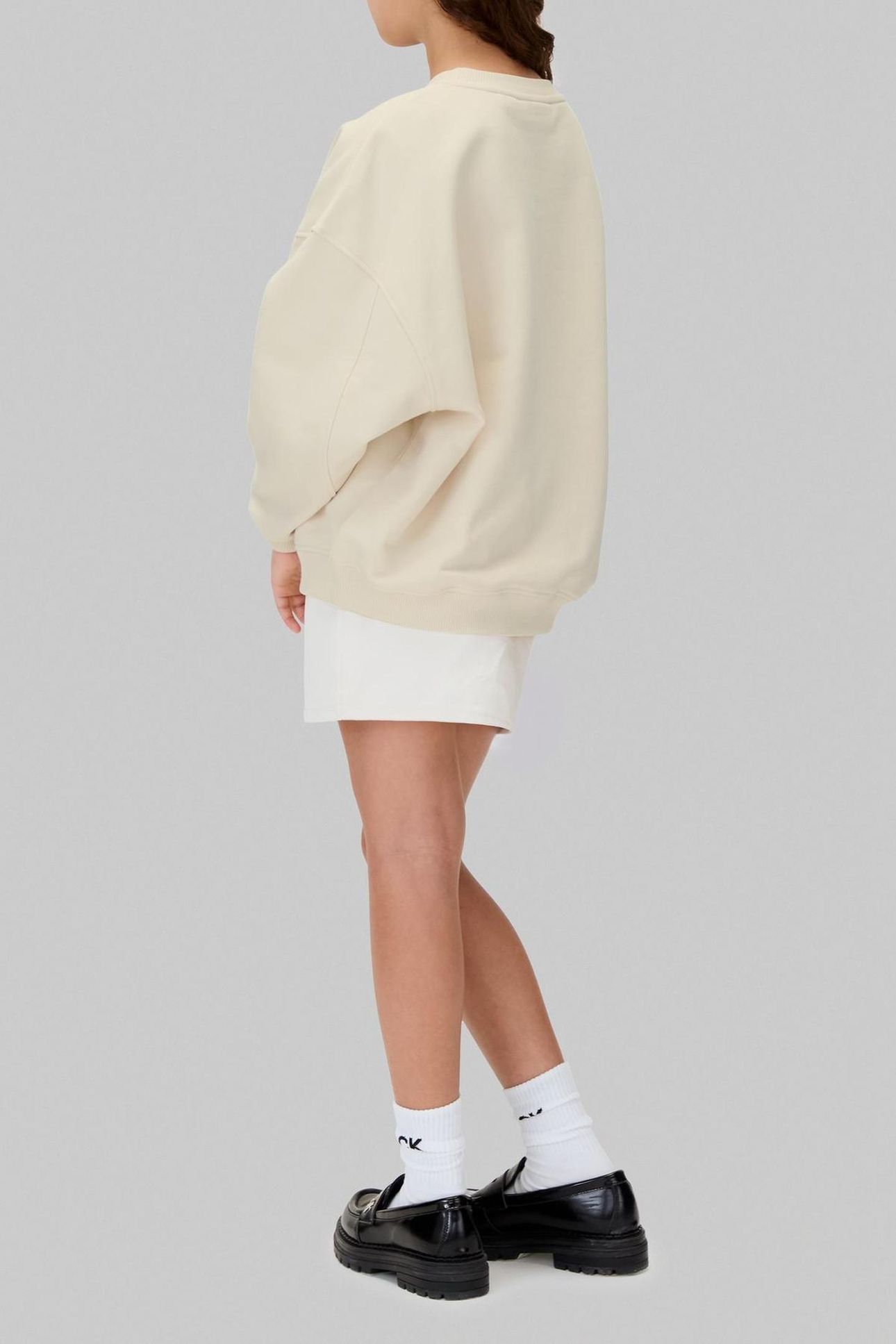 GIRLS TOWLING MONO TERRY WHITECAP GRAY 2