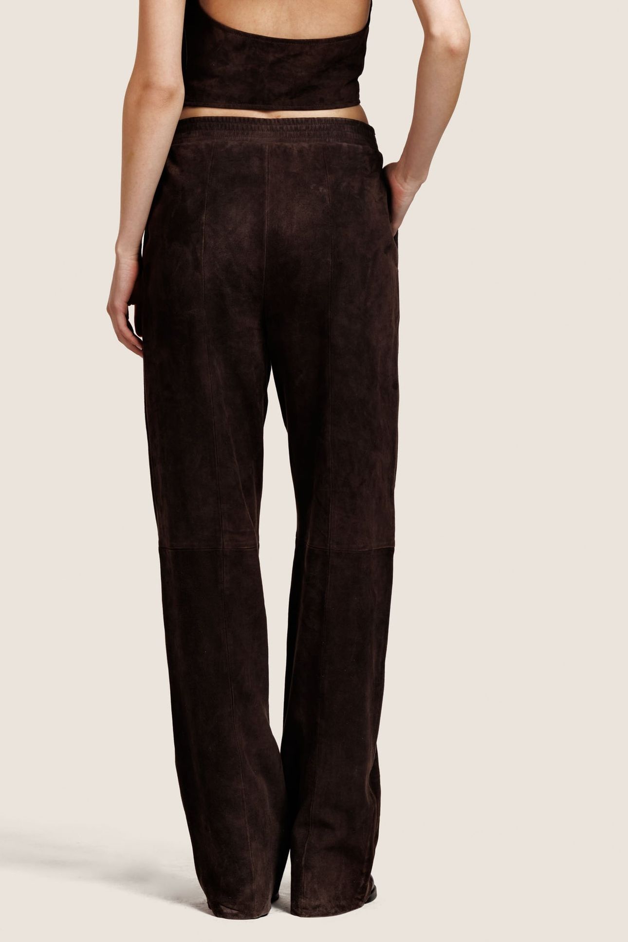LUCCA TROUSER DARK BROWN 2