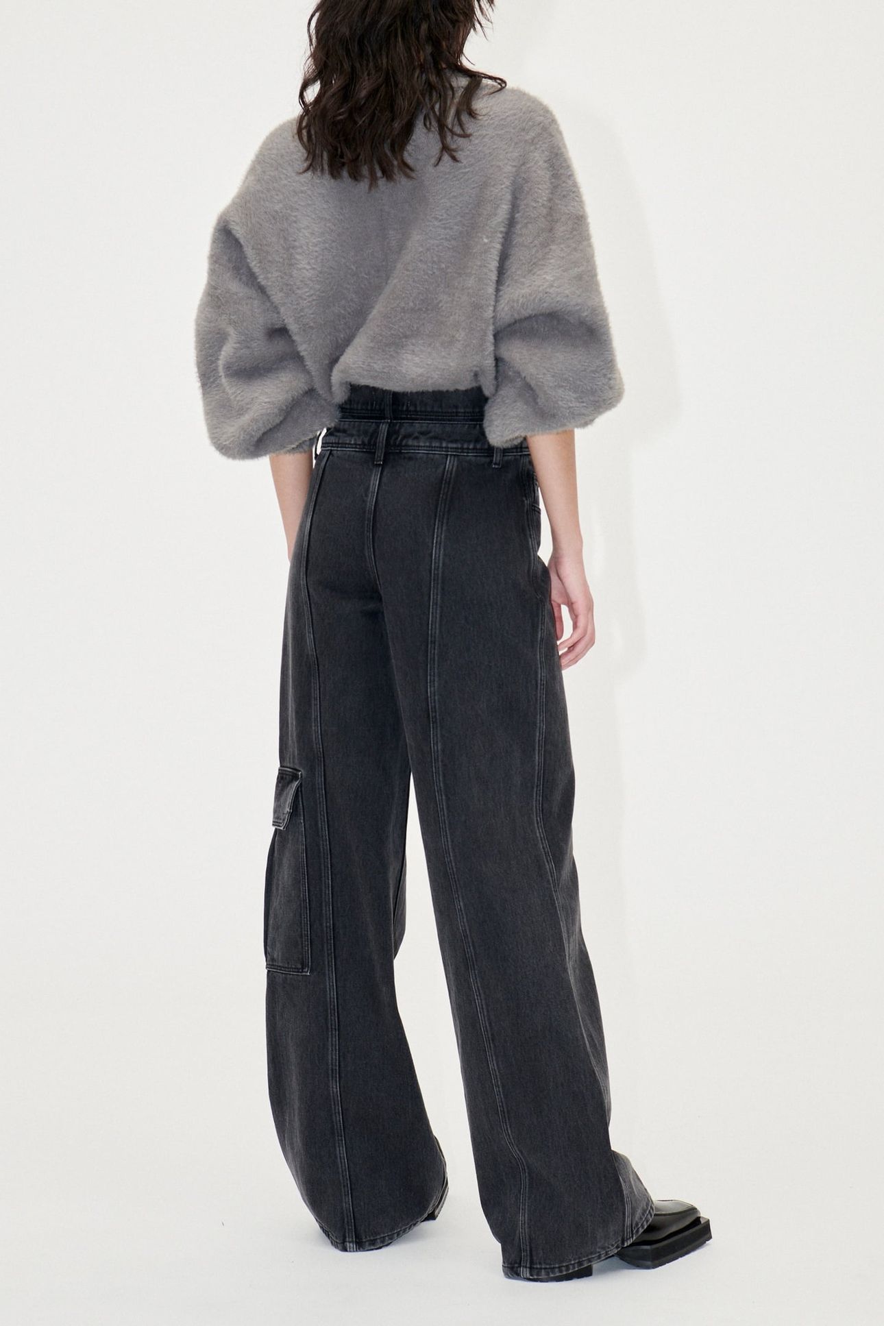 PAUL PANTS LONG STONE WASH GREY 3