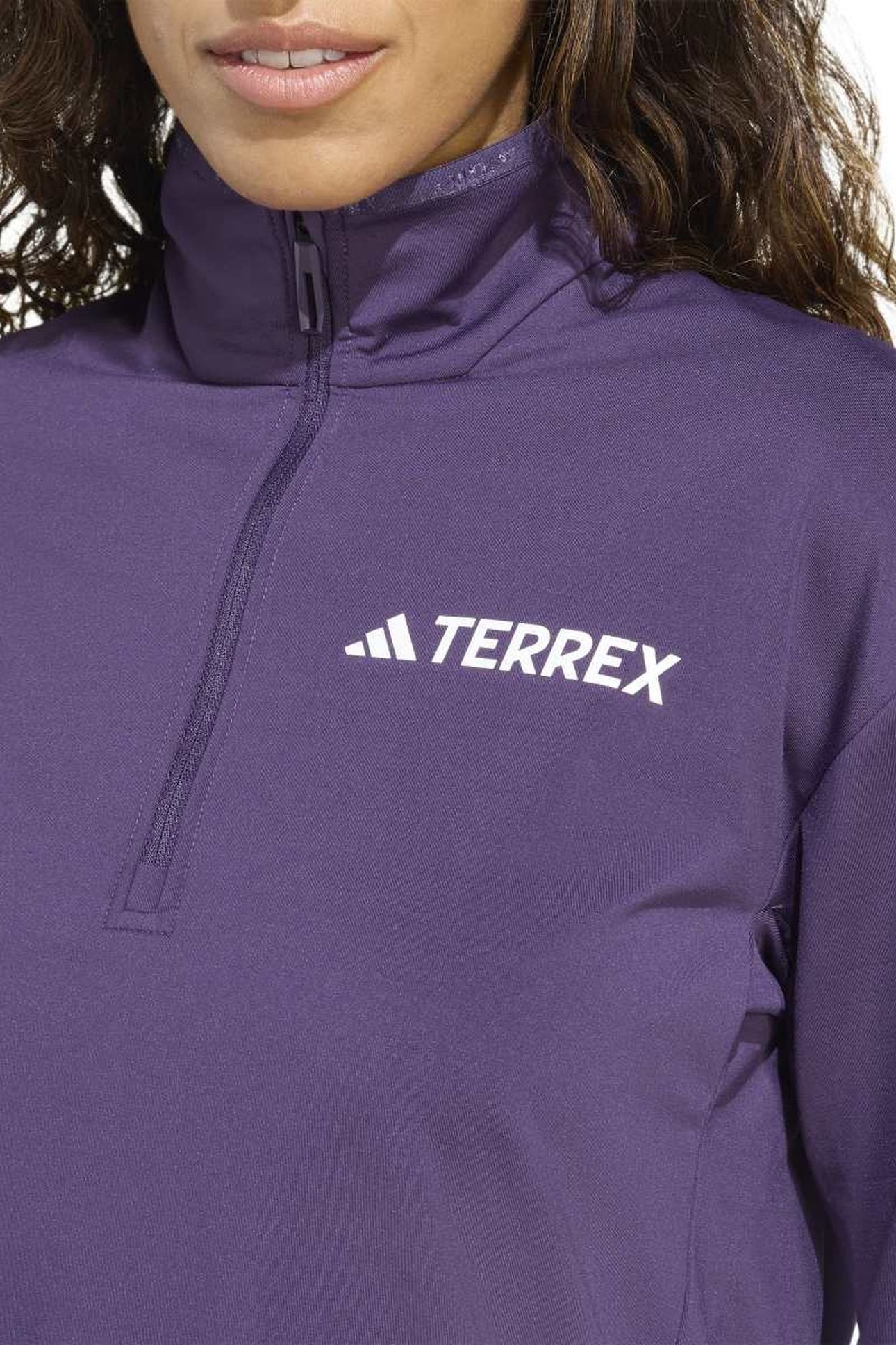 TERREX HALF-ZIP HIKING FLEECE AURORA PLUM 5