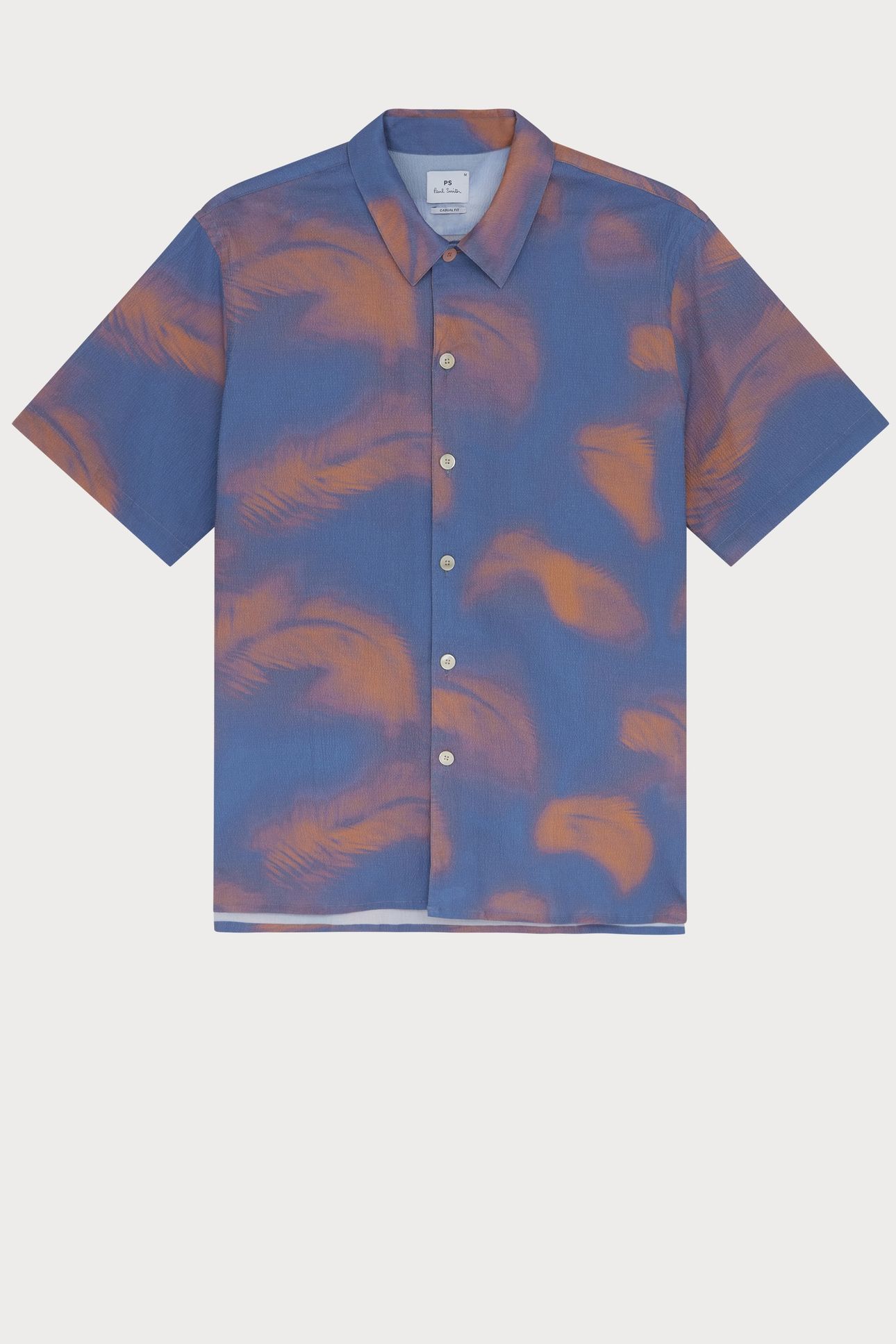 MENS SS CASUAL FIT SHIRT PETROL BLUE 4