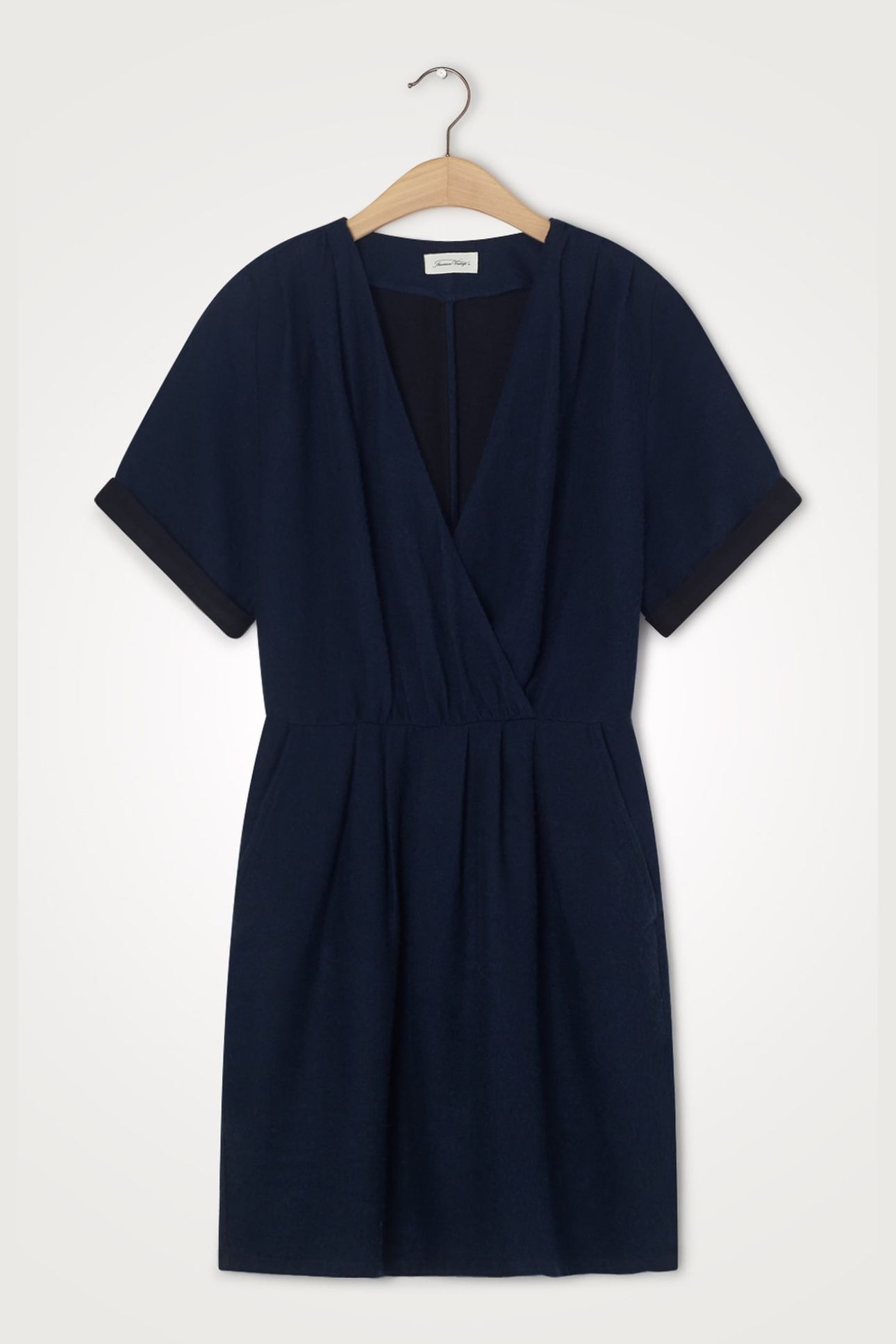 VIMBOW DRESS NAVY CHINE 3