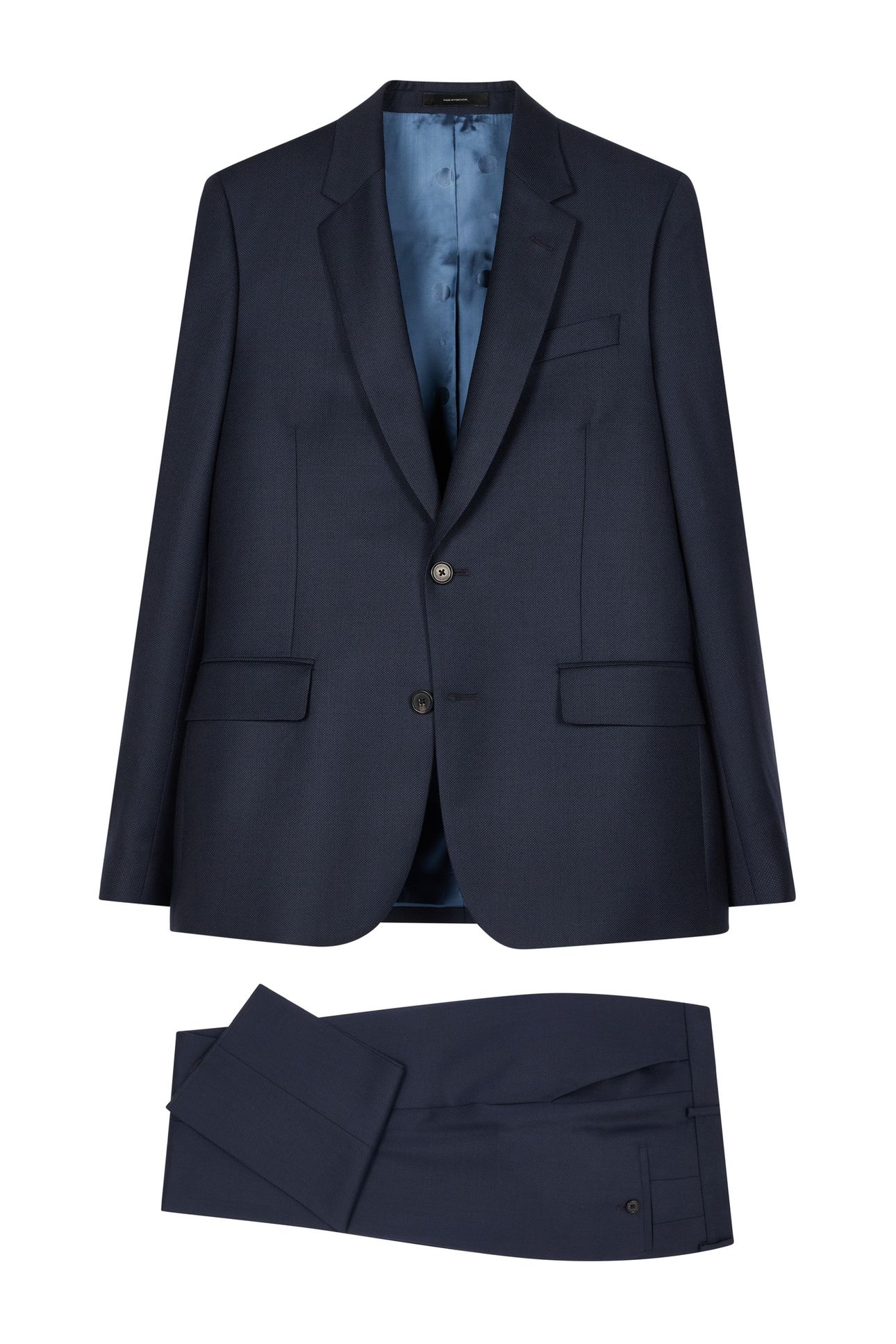 MENS TAILORED FIT 2 BUTTON SUIT VERY DARK NAVY 4