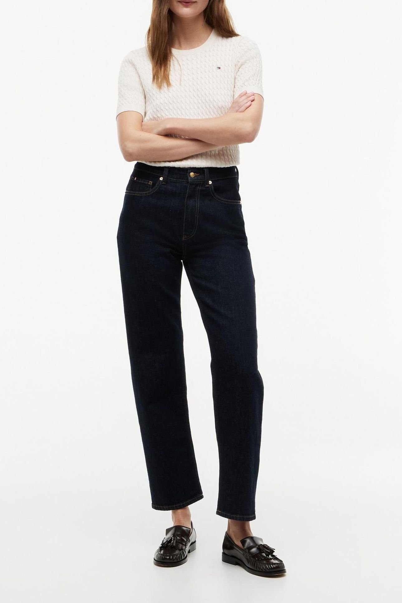 TAPERED RINSE HIGH WAISTED RINSE 1