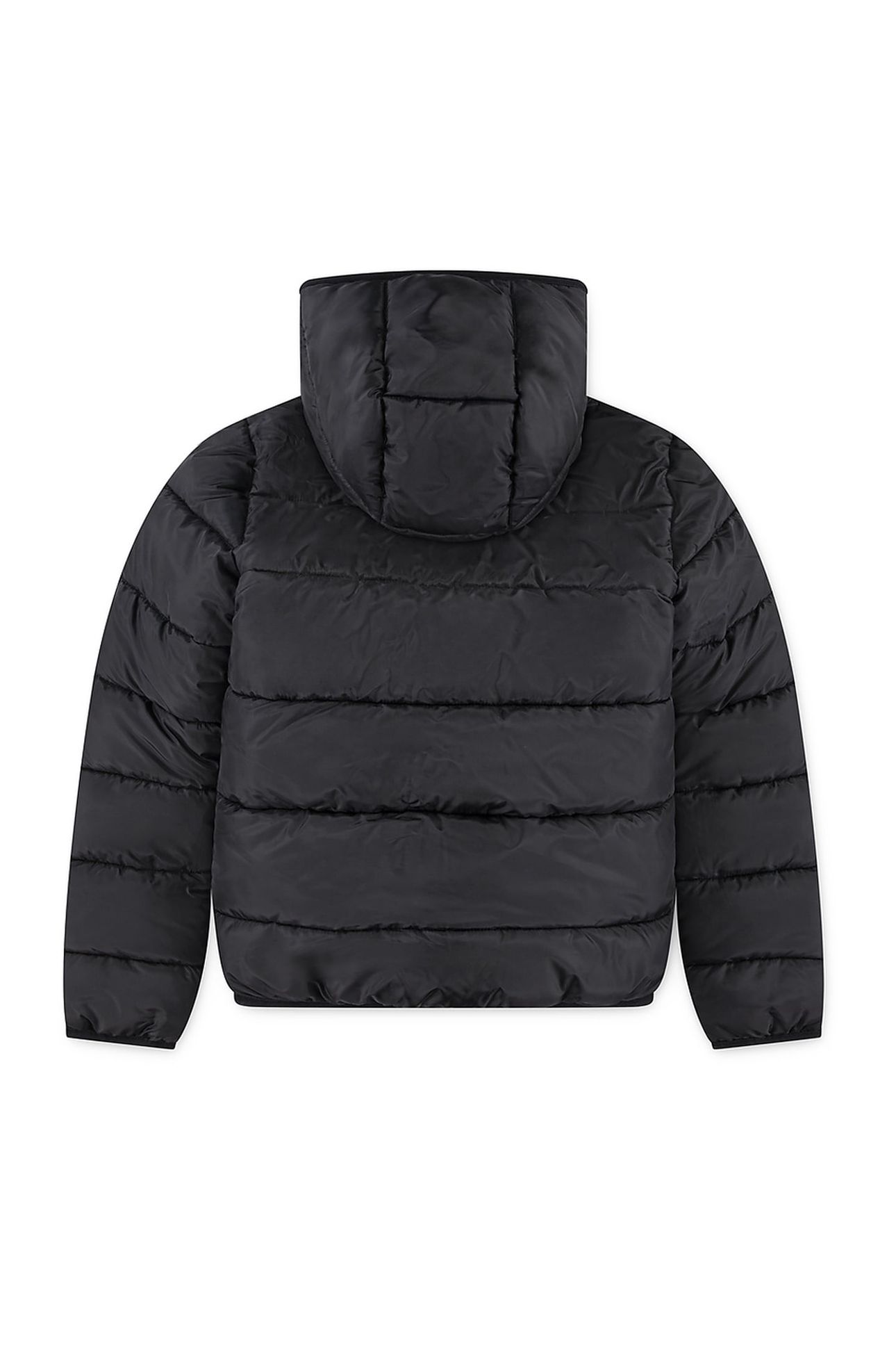 BOYS SHERPA LINED PUFFER BLACK 2