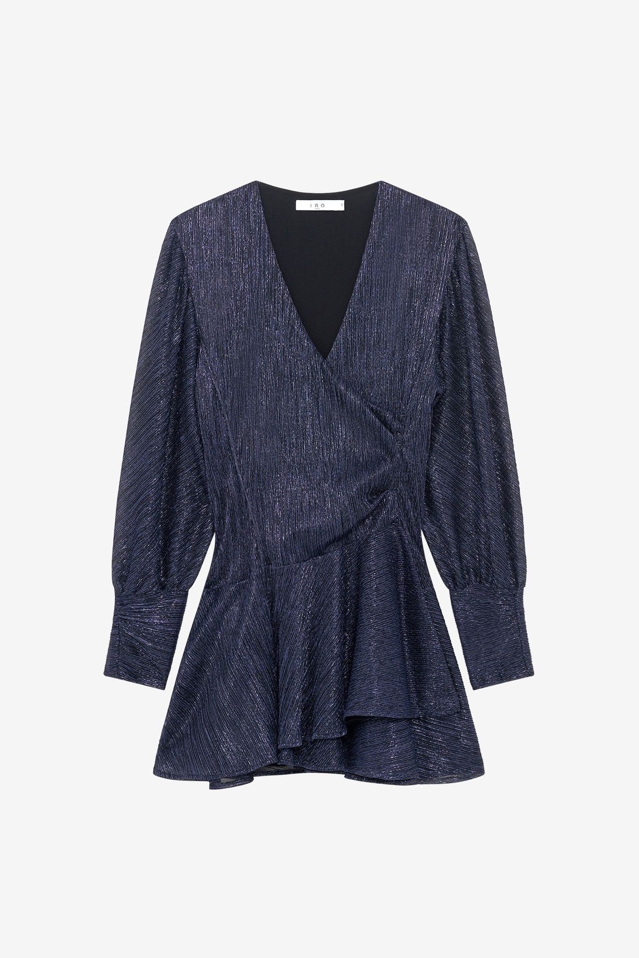 ARRIA DRESS METALLIC PURPLE / BLACK 4