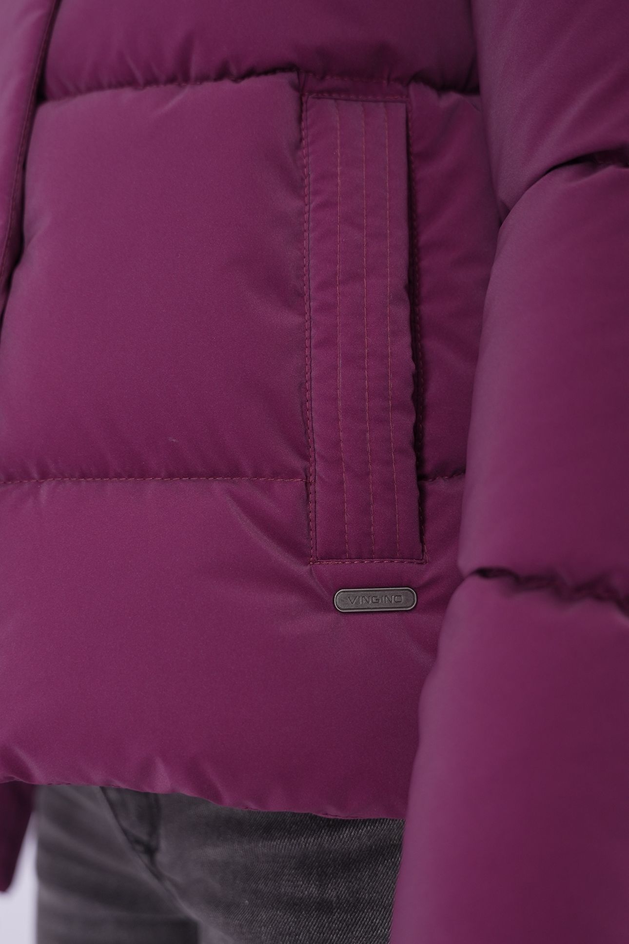 GIRLS TIBANA JACKET OUTDOOR BURGUNDY RED 8