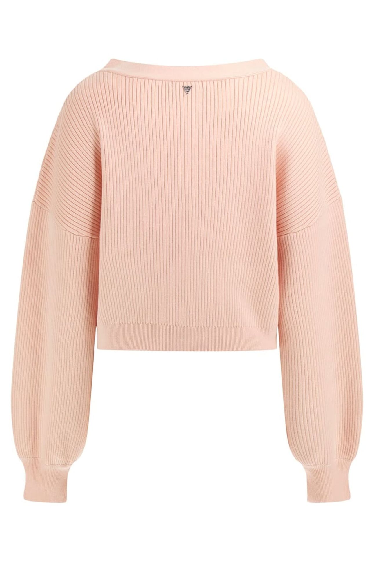 LS VN HANNA CARDI SW PEACH CREME MULTI 2