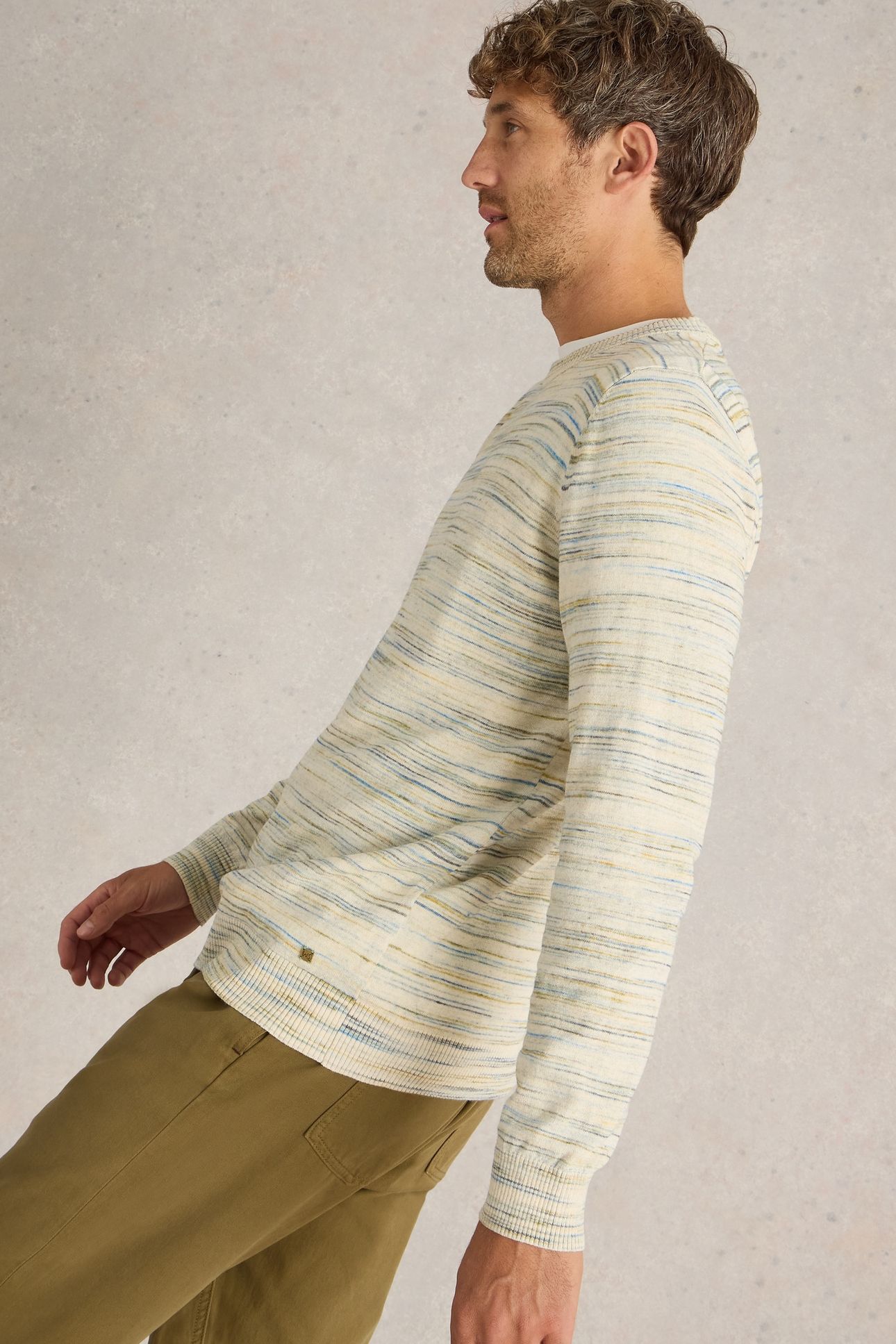 HENDERSON SPACEDYE JUMPER NATURAL MULTI 4