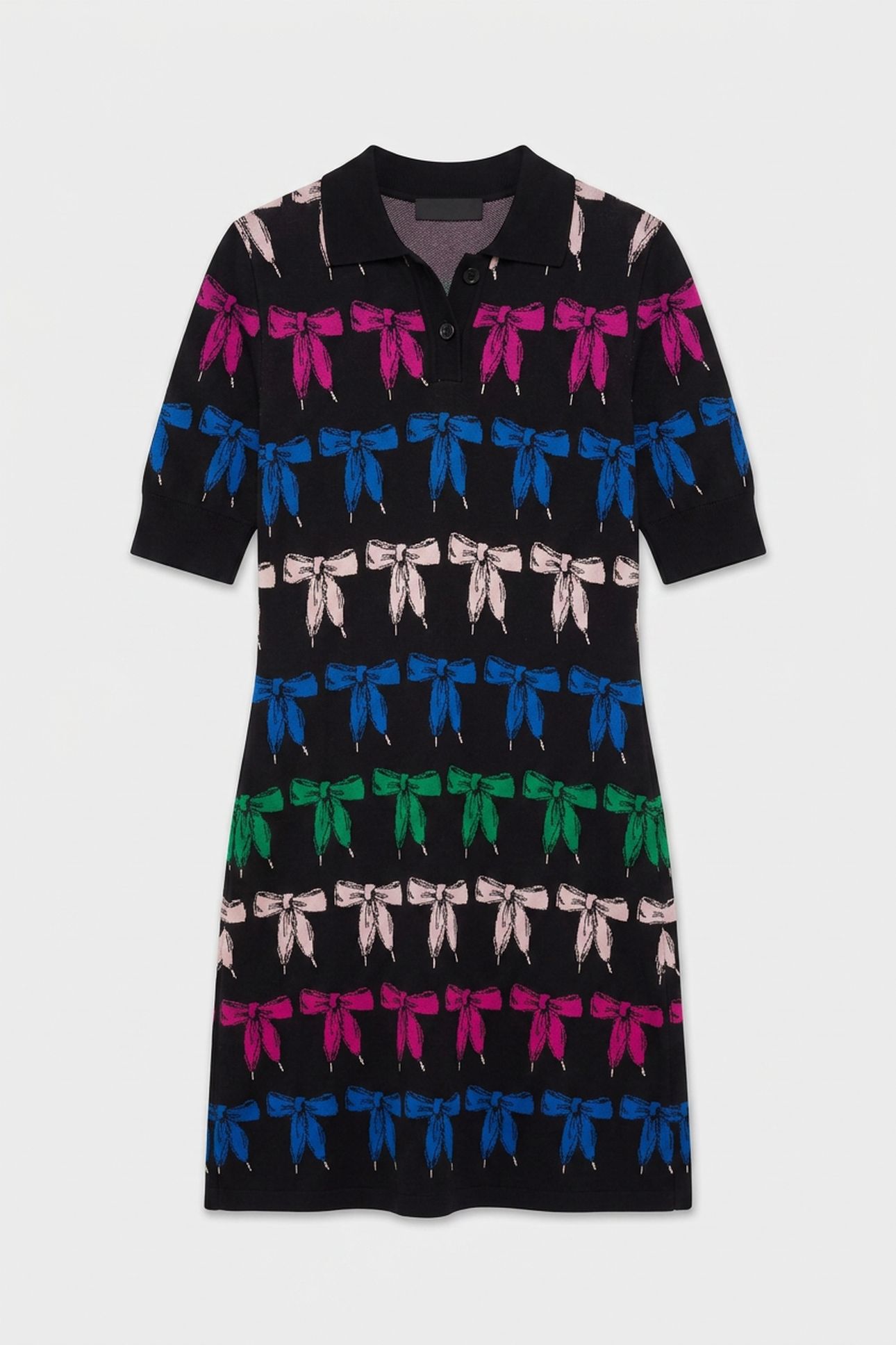 KNIT DRESS BLACK 3