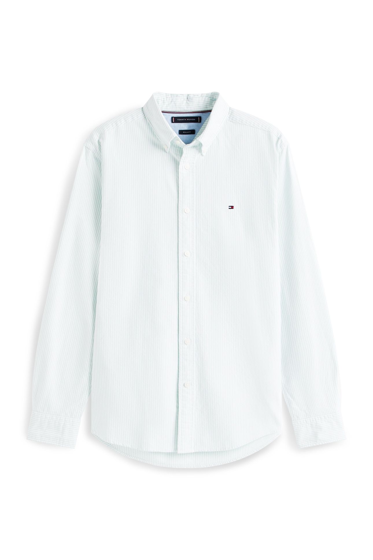 HERITAGE OXFORD STRIPE FORT GREEN/WHITE 3