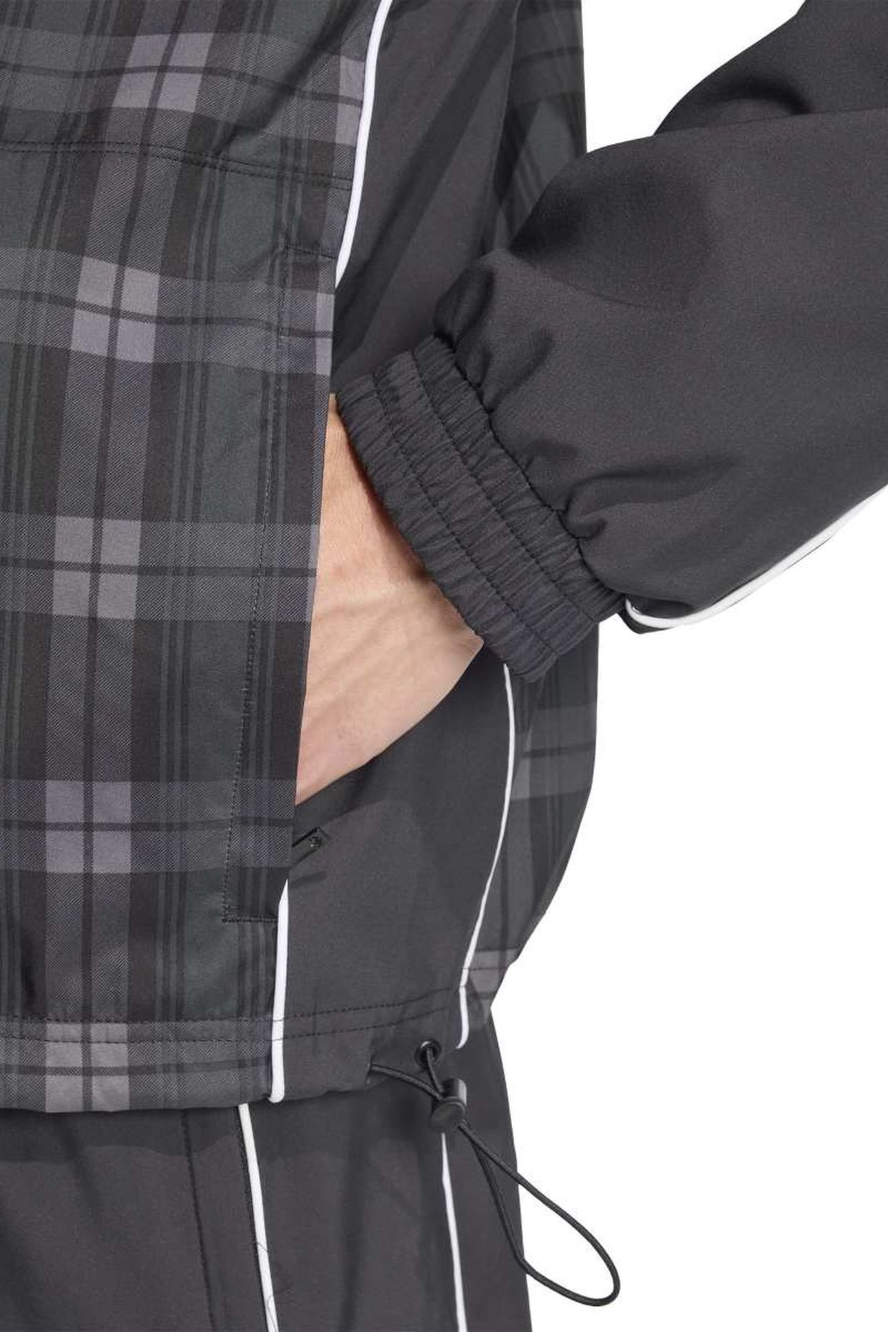 UNISEX GRAPHIC LOOSE TRACK PANTS BLACK 5