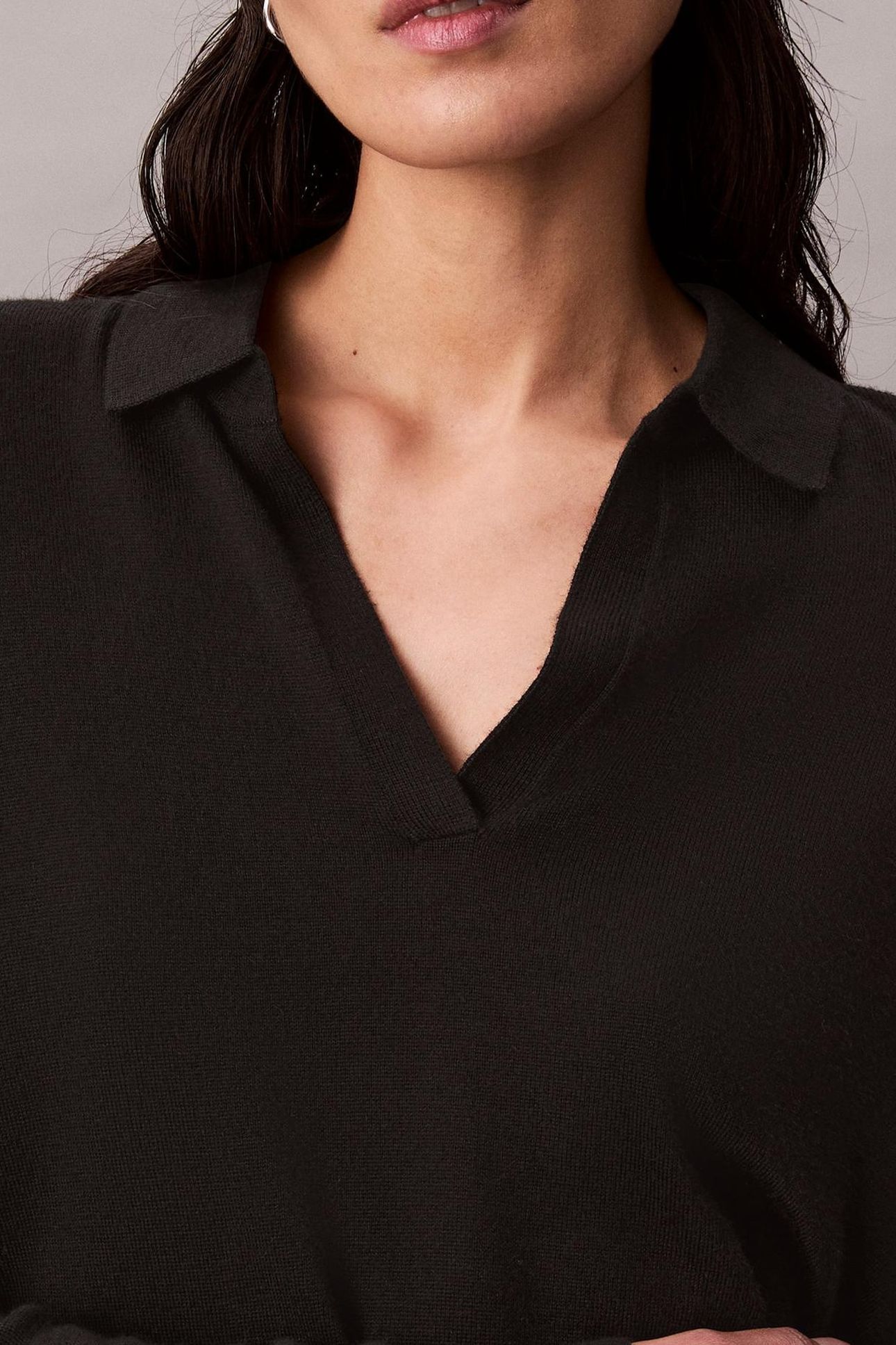 LS JNY EXTRAFINE MERINO BLACK 6