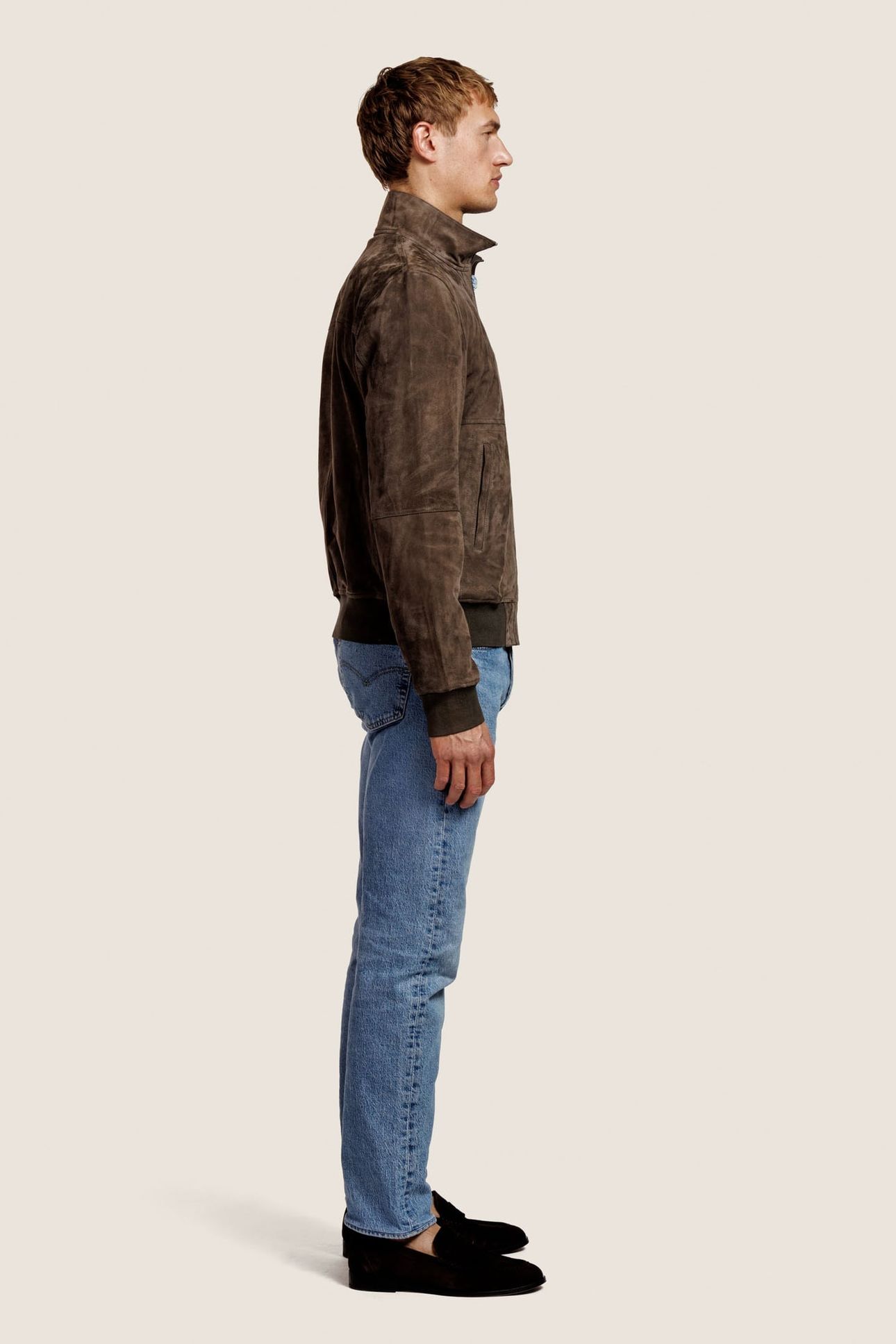 TIAGO SUEDE JACKET GRAPHITE 3