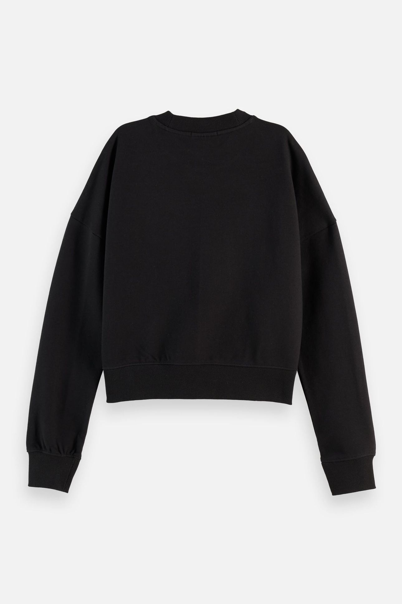 EMBROIDERED LOGO SWEATSHIRT BLACK 5