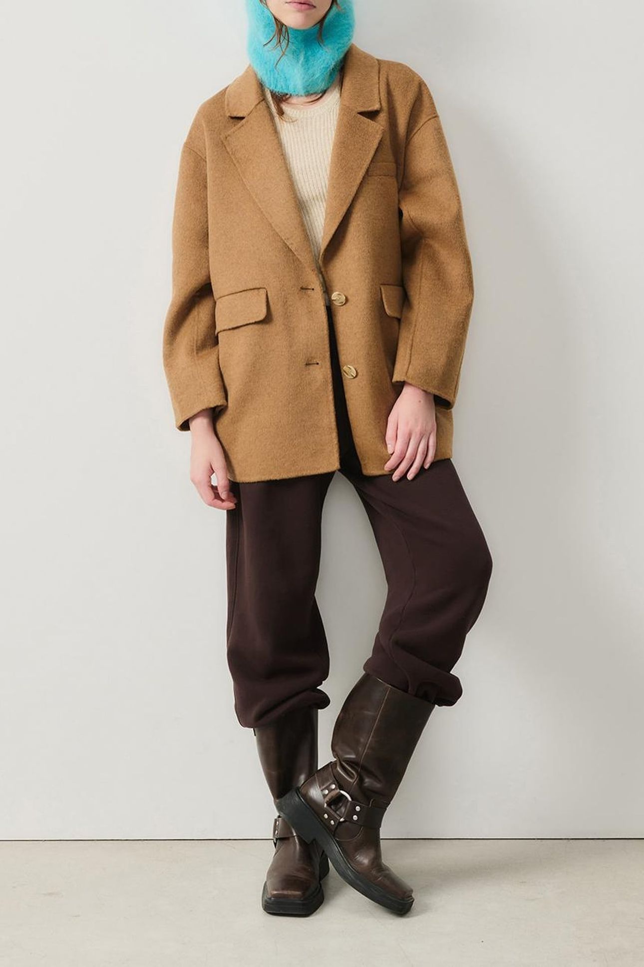 DADOULOVE-C COAT CACAHUETE CHINE 6