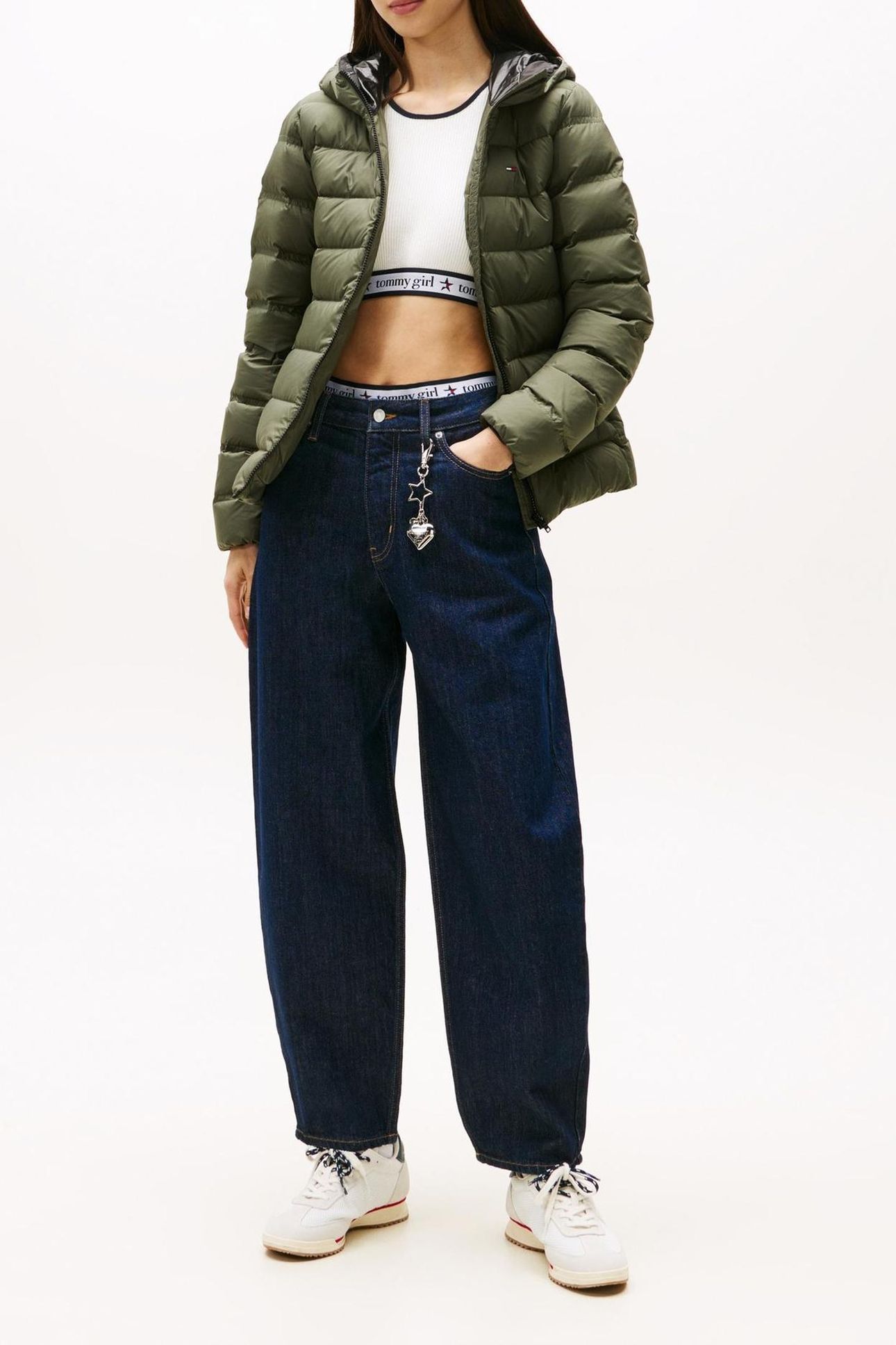 TJW SLIM HOOD JACKET PEWTER GREEN 3