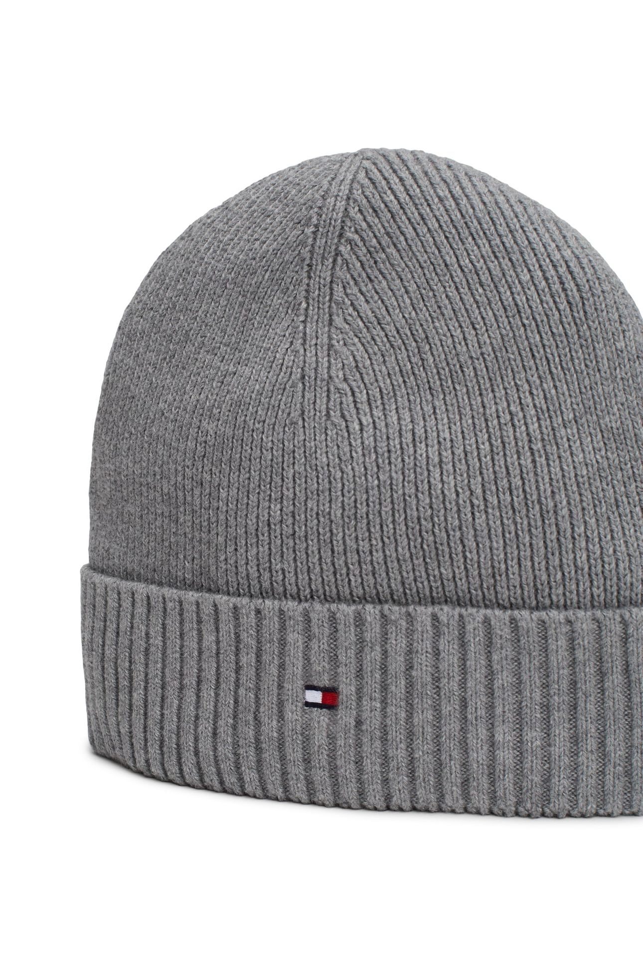 TH FLAG PIMA COTTON MID GREY HEATHER 3