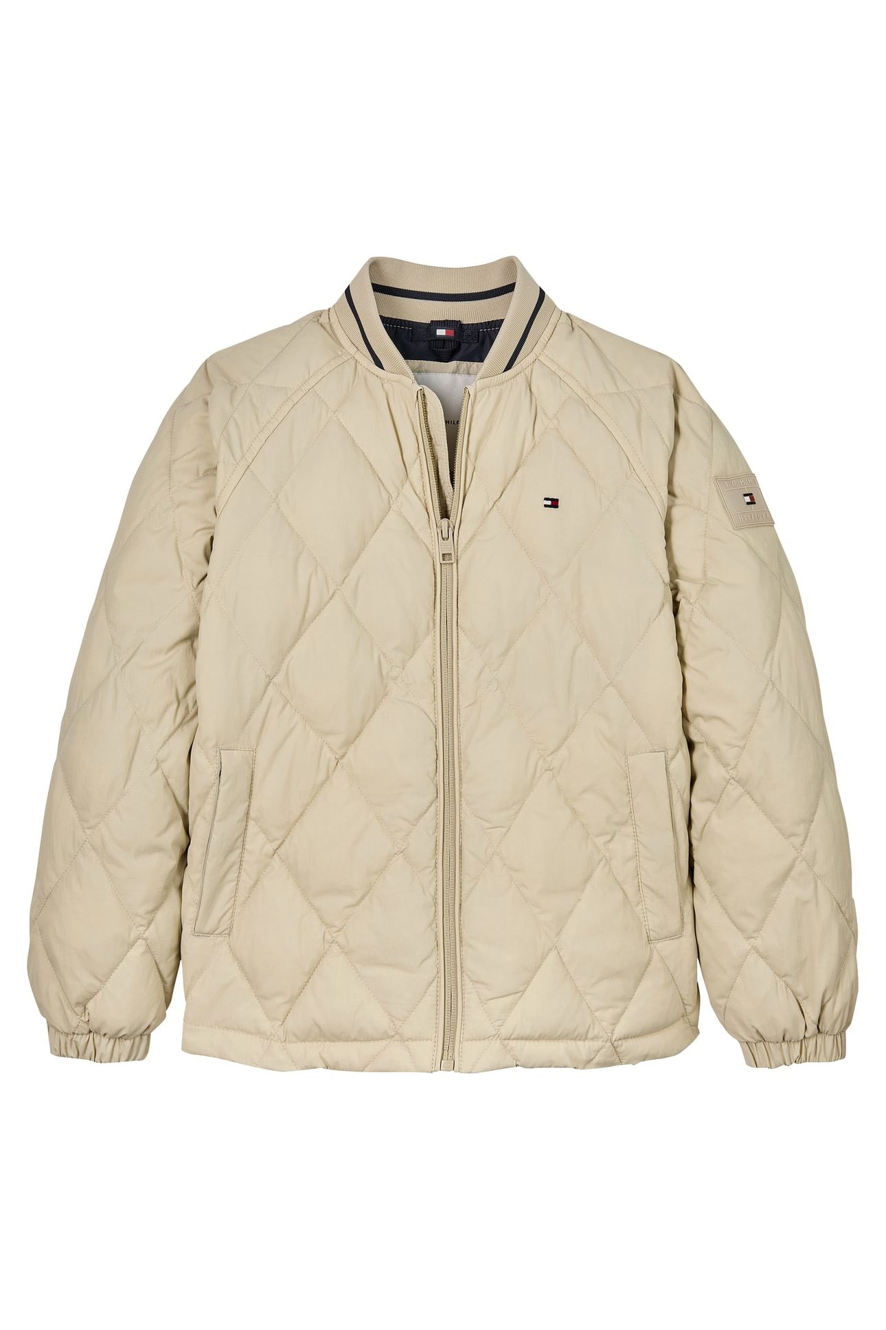 UNISEX U QUILTED JACKET CLASSIC BEIGE 3