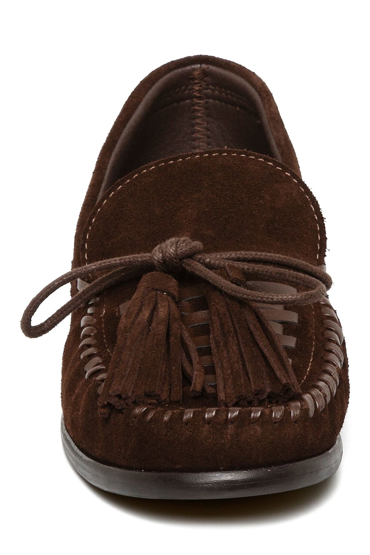 YAIRA FLAT SHOES BROWN SUEDE 3