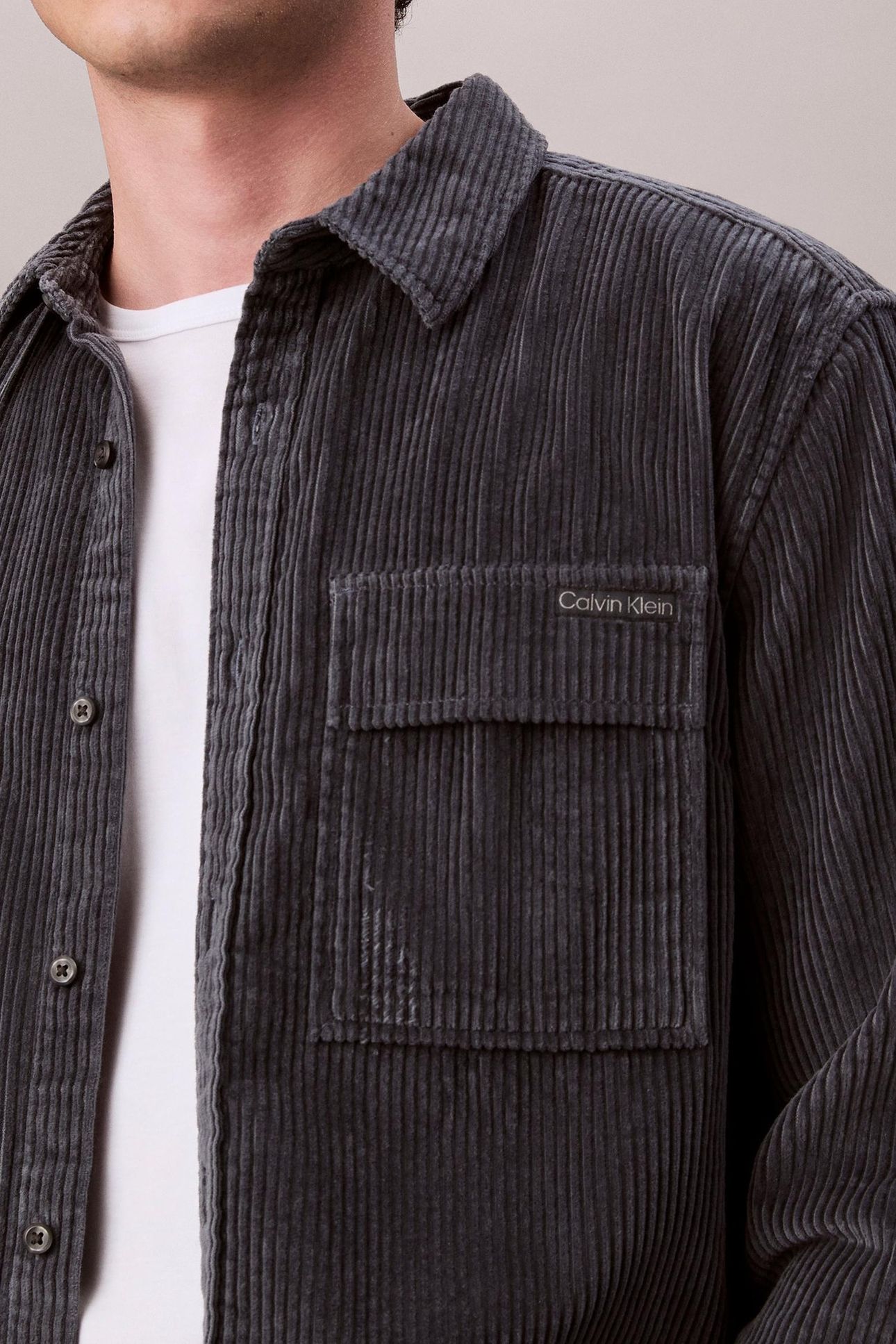 LS CORDUROY POCKET SHIRT HARLEM NIGHT BLUE 6