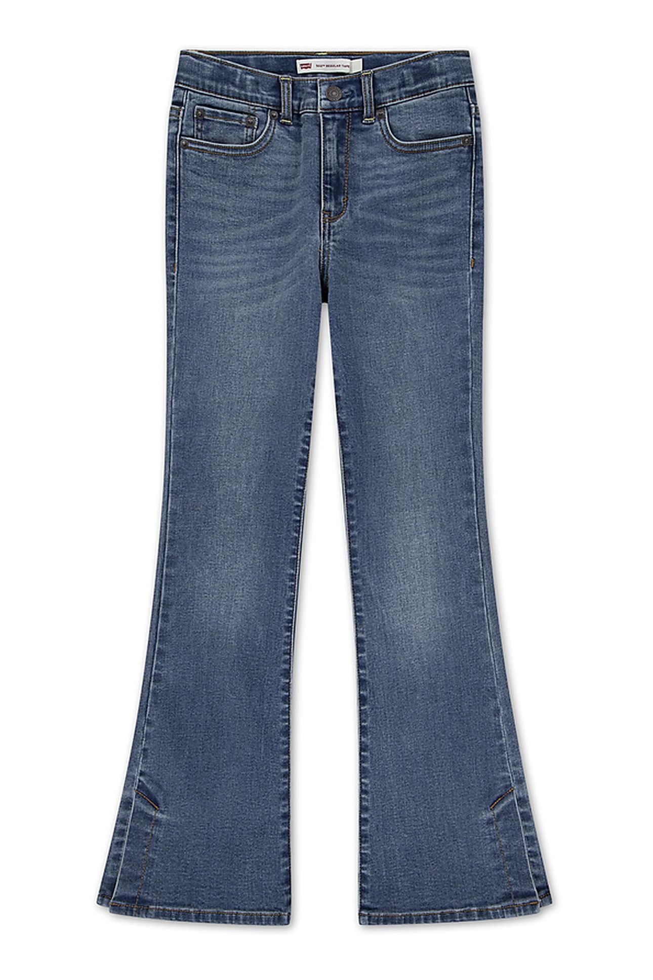 GIRLS 726 FLARE W/ SIDE SLIT BLUE WAVE 1