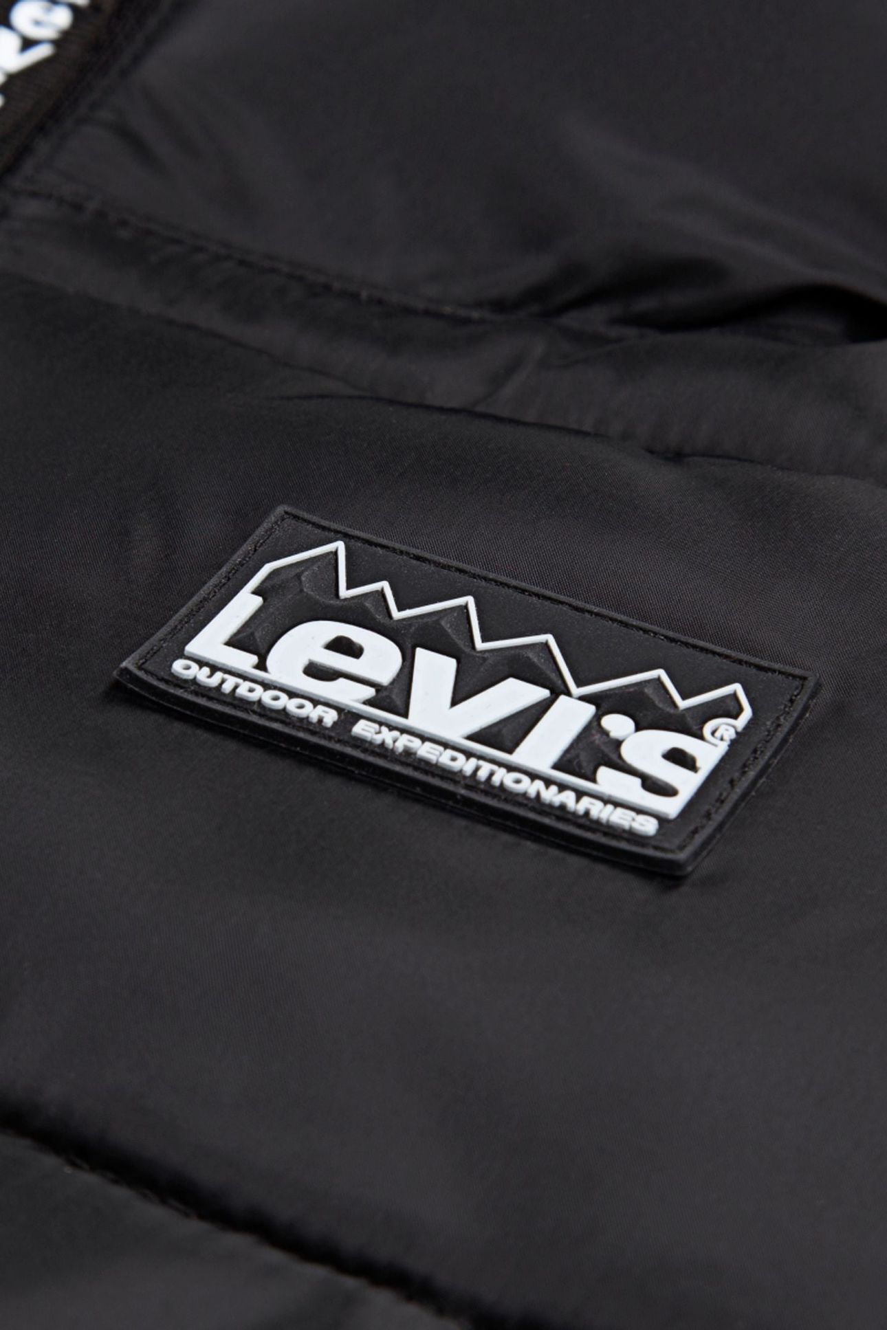 BOYS SHERPA LINED PUFFER BLACK 3