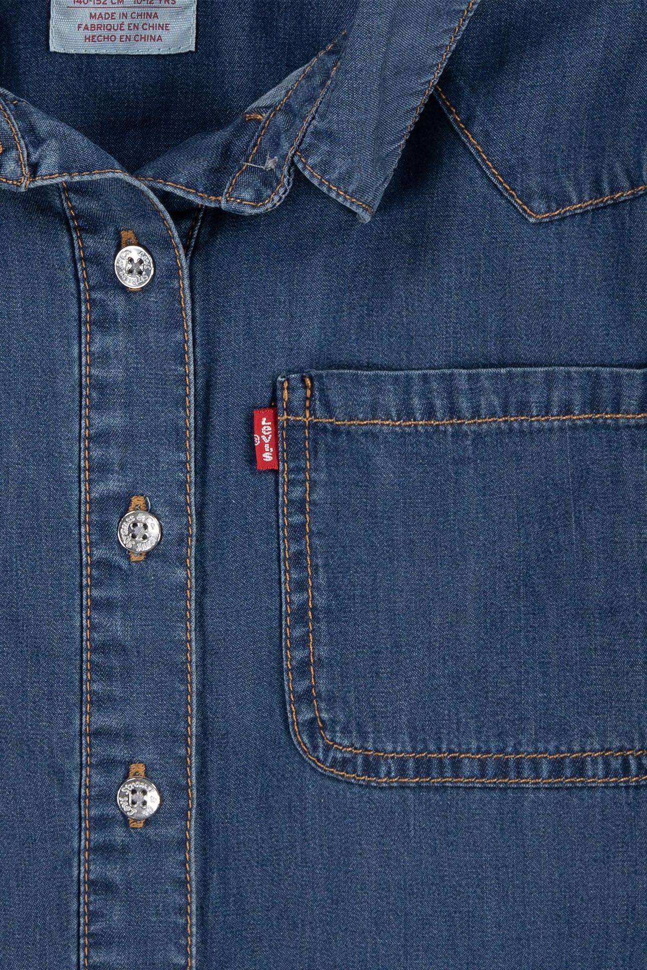 GIRLS L/S WESTERN DENIM SHIRT PACIFIC HIGHWAY 3