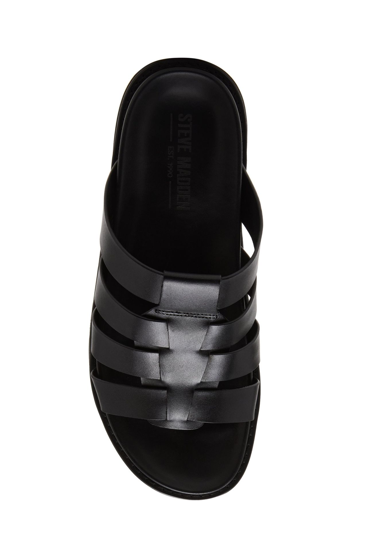 ANKARA SANDALS BLACK LEATHER 6
