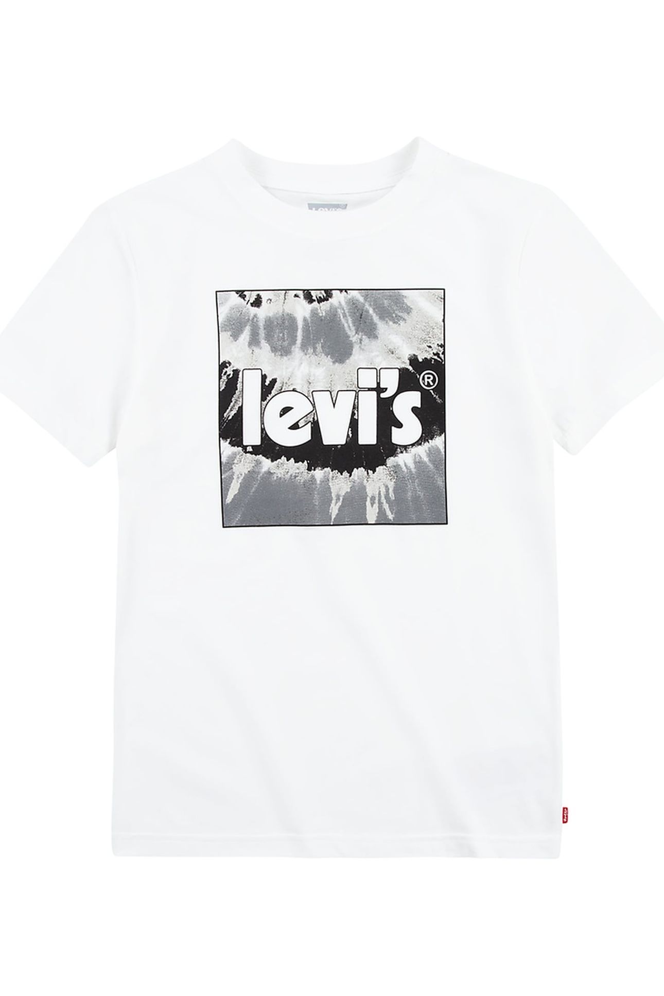 BOYS TIE DYE TEE SHIRT WHITE 1