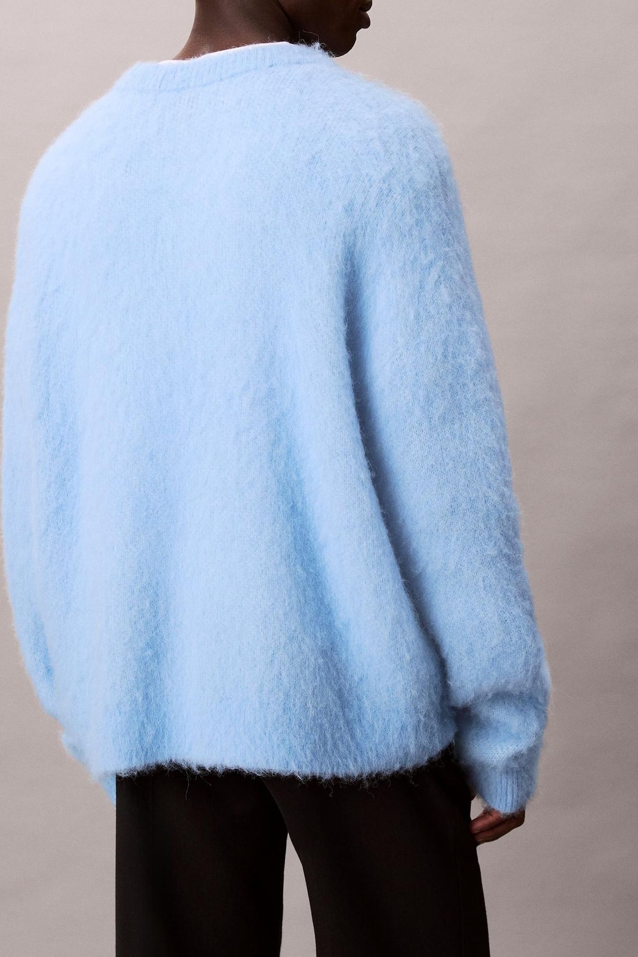 LS BRUSHED ALPACA JUMPER TRACK BLUE 2