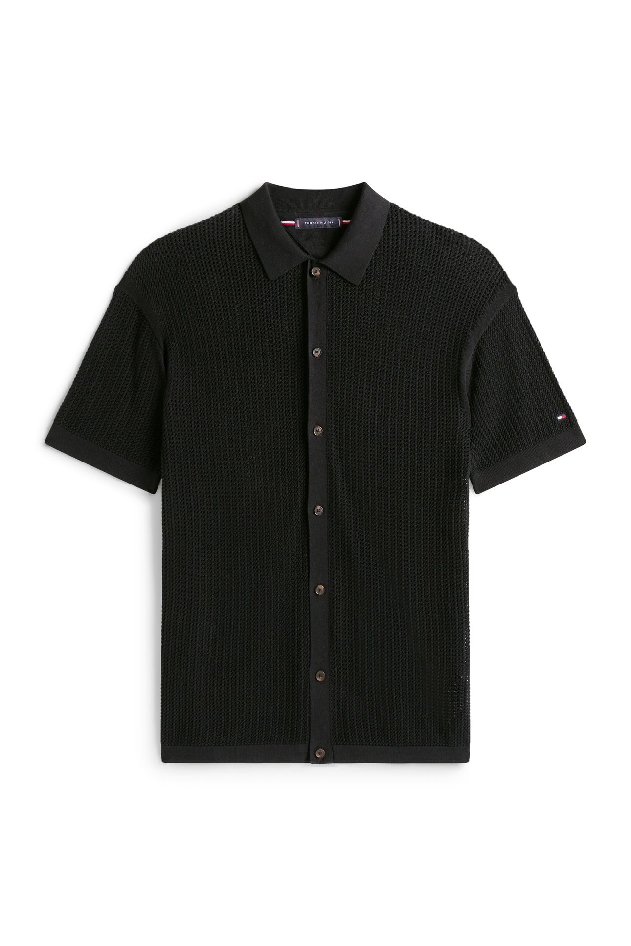 STRUCTURE OPEN KNIT BLACK 4