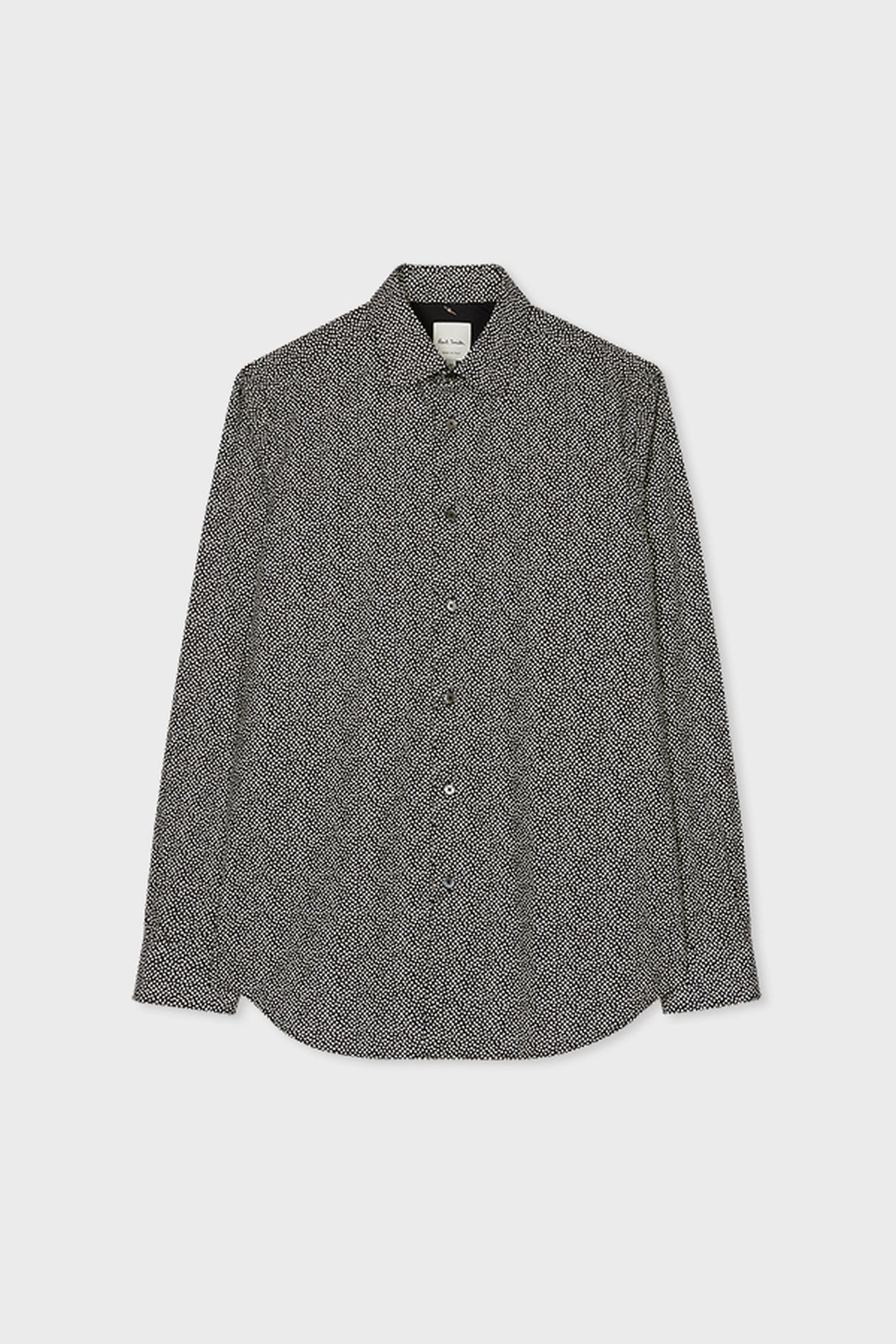 MENS S/C CASUAL FIT SHIRT GREY MELANGE 2