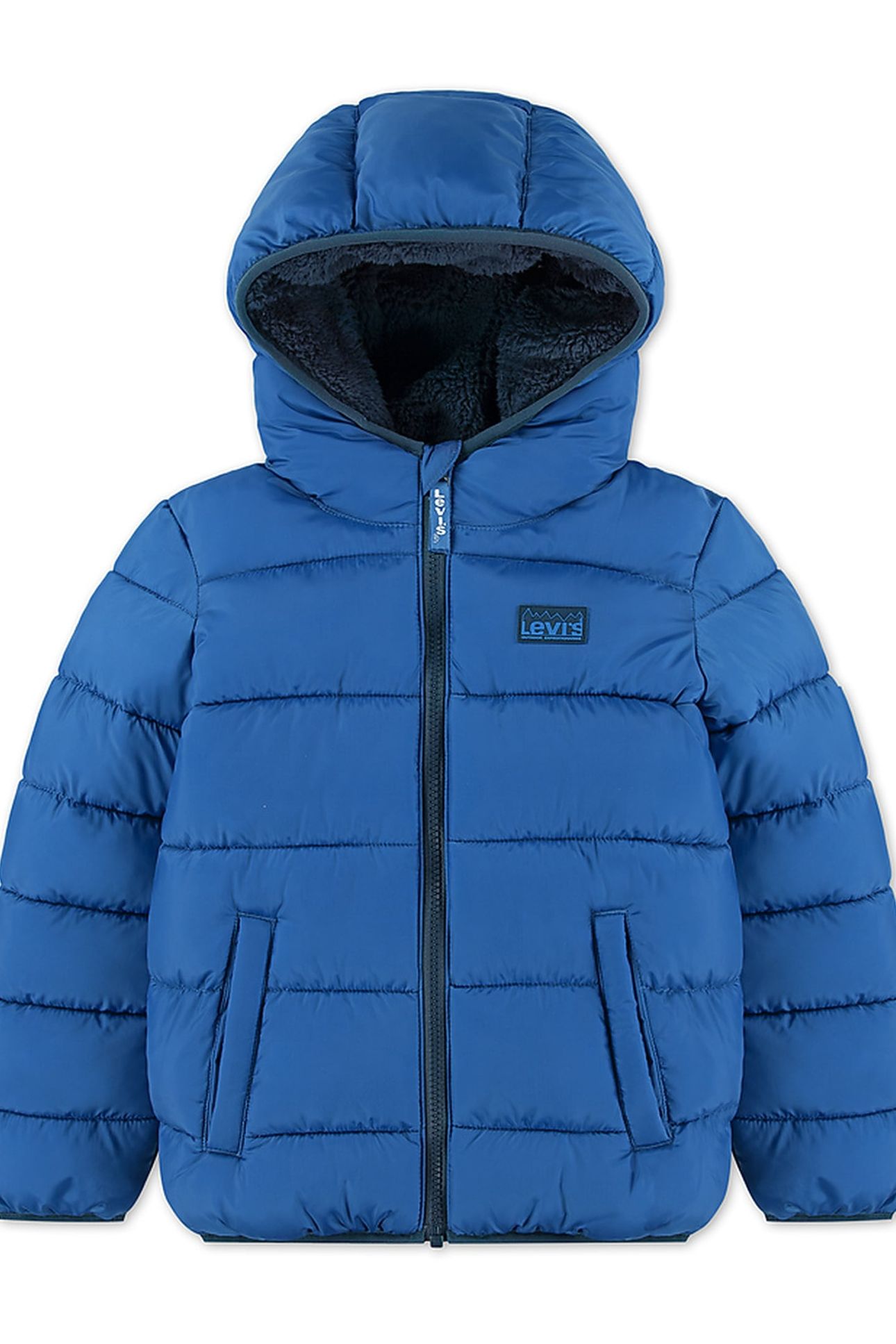 BOYS SHERPA LINED PUFFER STAR SAPPHIRE 1