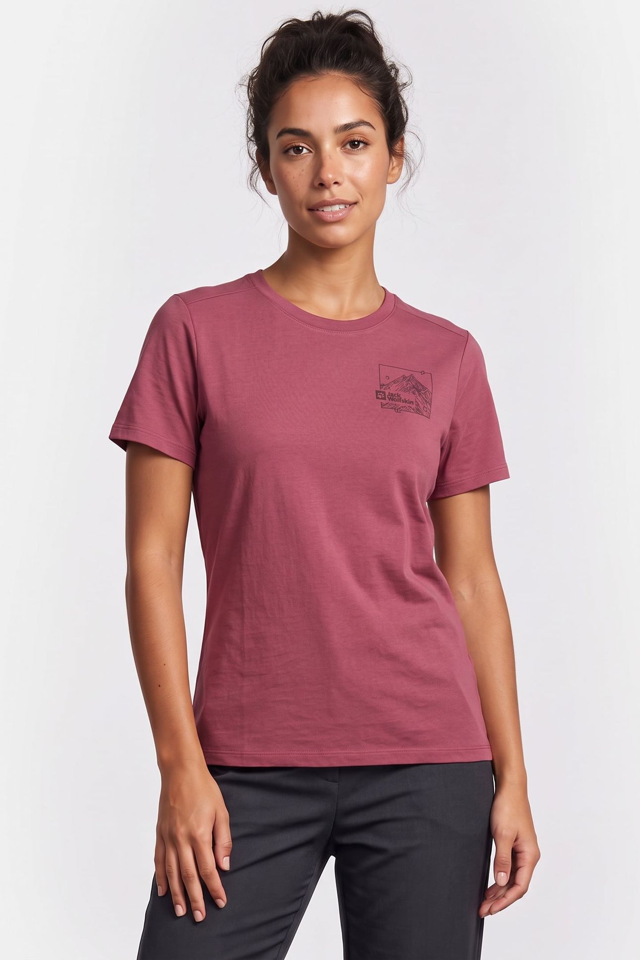 VONNAN GRAPHIC T RIDGE LEAF RAISIN 1