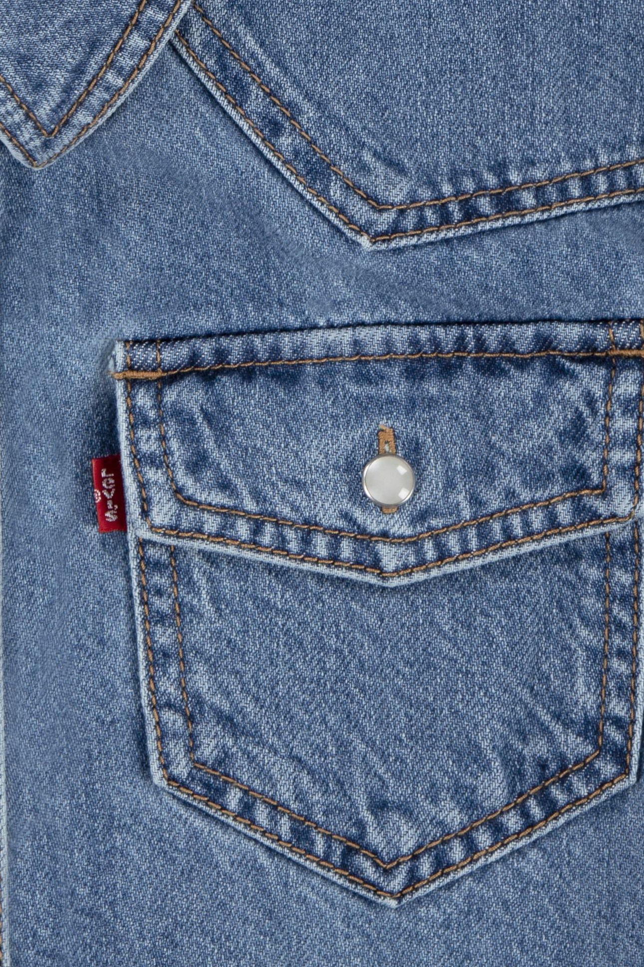 GIRLS DENIM SHACKET GOOD GRADES 3