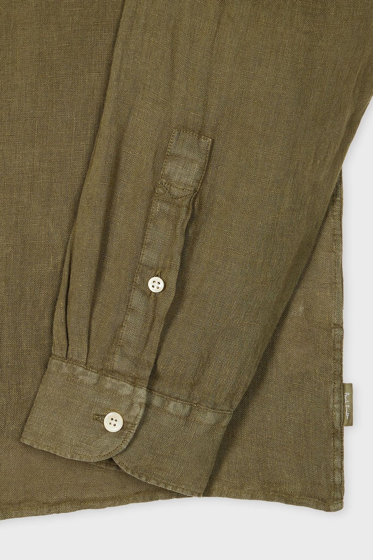 MENS LS REGULAR FIT SHIRT BD COL MILITARY GREEN 5