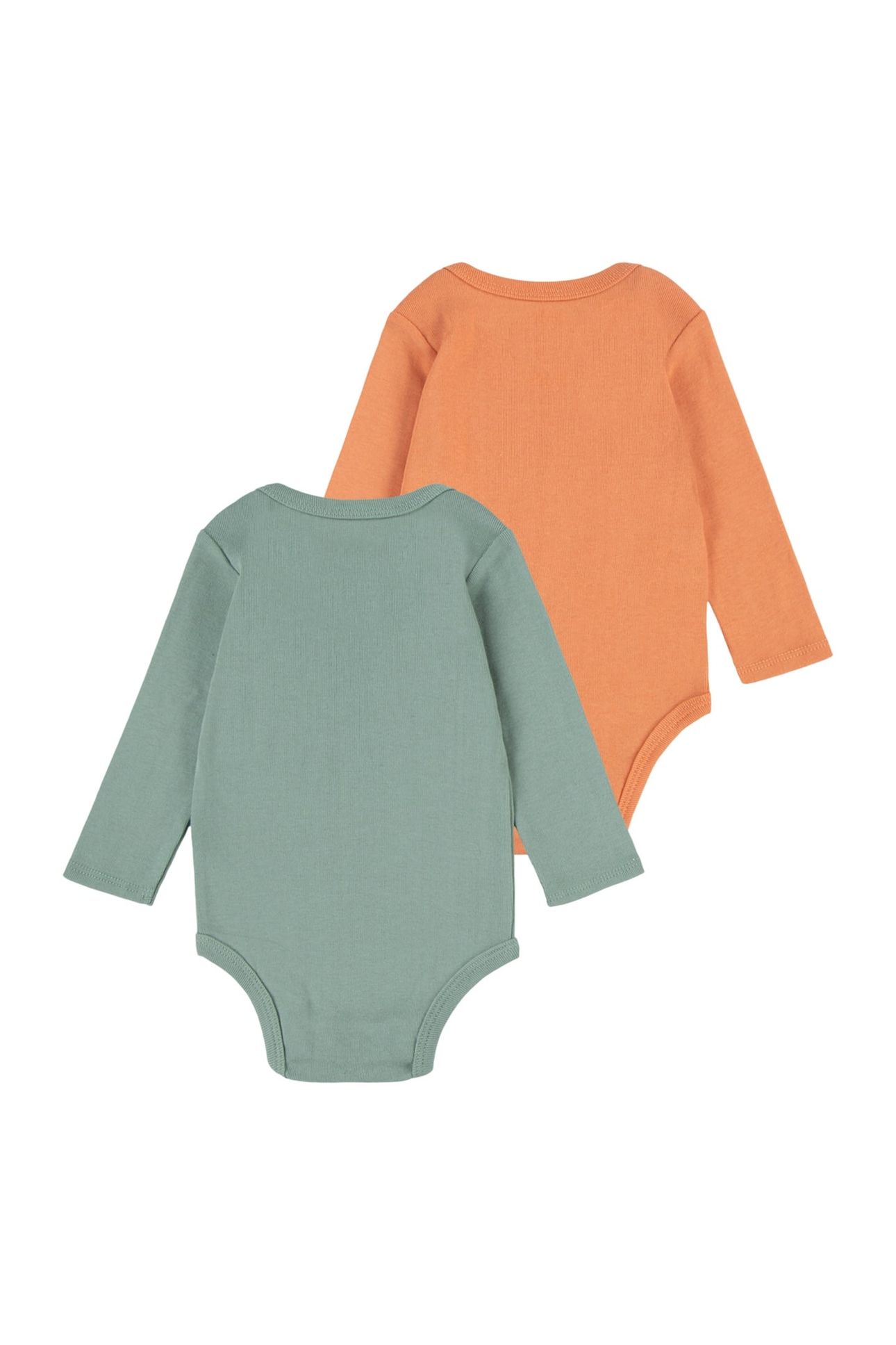 UNISEX POSTER LOGO 2PK L/S BODYSUIT LILY PAD 2